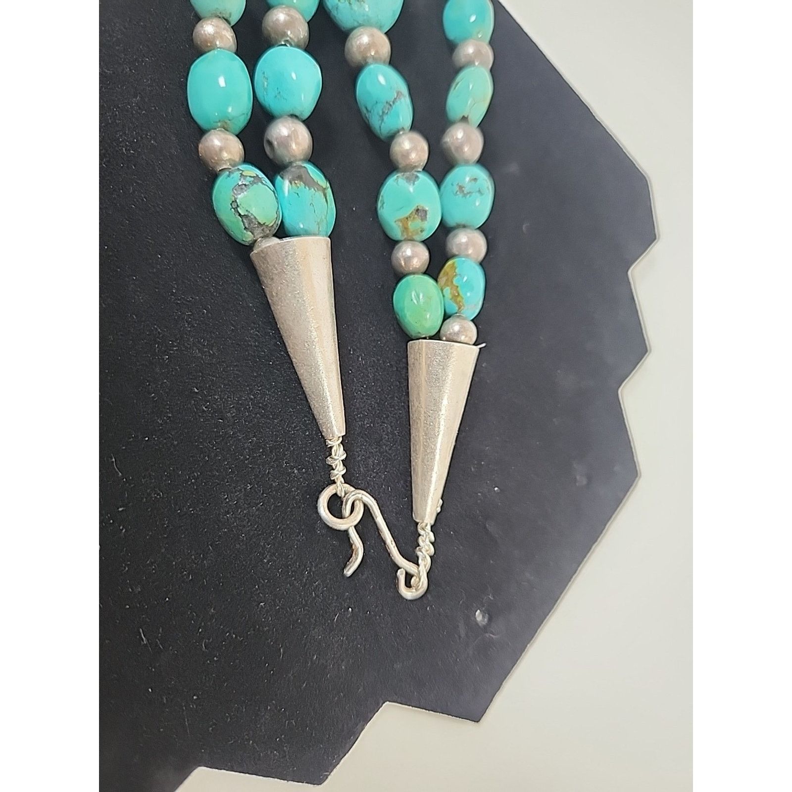 Other TURQUOISE NECKLACE HANDMADE LARGE NATURAL STONES Size ONE SIZE - 4 Thumbnail
