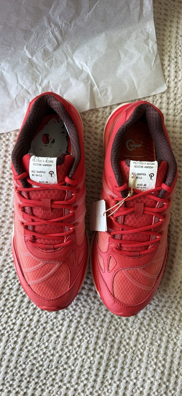 Adidas Adidas x Politics “Red Snapper” Size US 9.5 / EU 42-43 - 3 Thumbnail