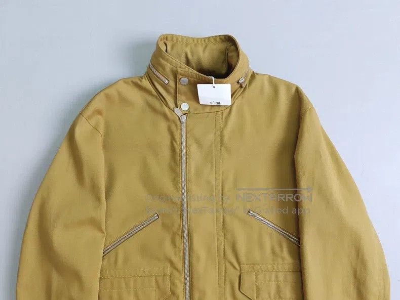 Hermes Hermes Men's stand collar jacket, ginger yellow, hidden ho Size US M / EU 48-50 / 2 - 3 Thumbnail