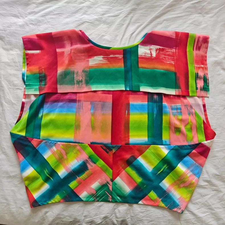 Issey Miyake Issey Miyake size:2 Colorful checkered vest Size M / US 6-8 / IT 42-44 - 2 Thumbnail