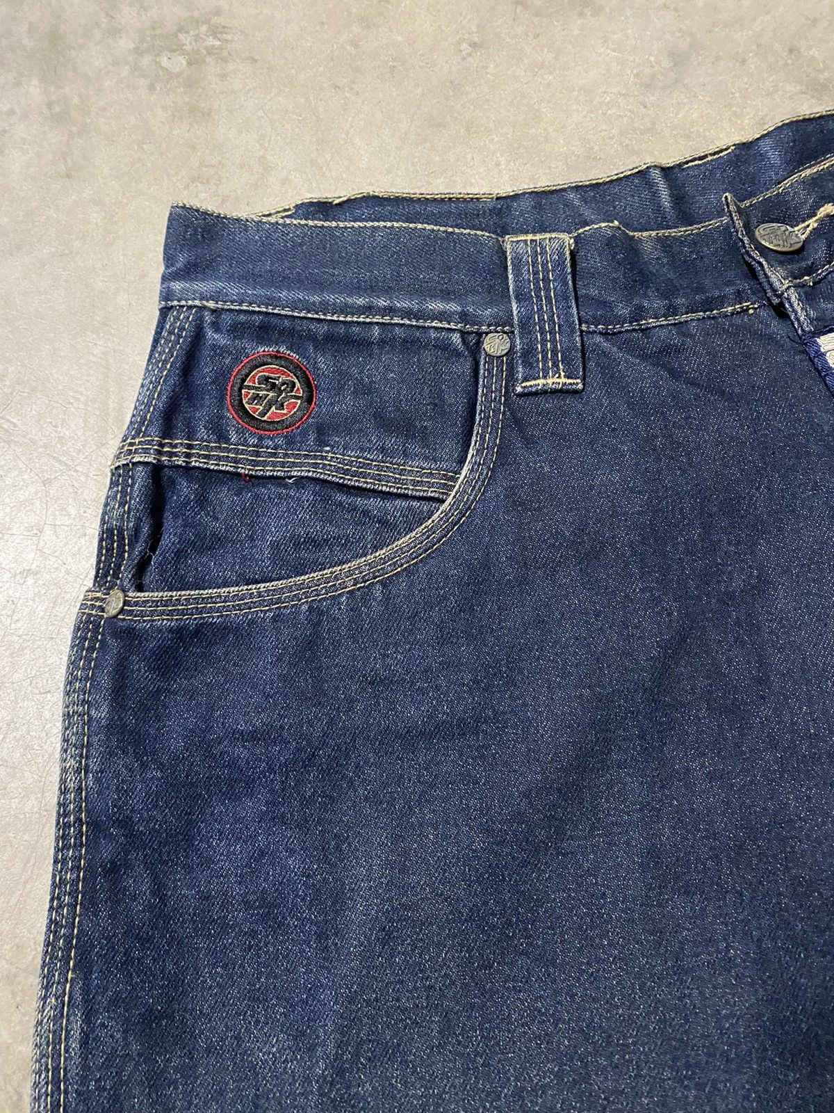 Hysteric Glamour × JNCO × Jean Y2k Baggy Jeans School of Hard Knocks p173 Size US 33 - 13 Thumbnail