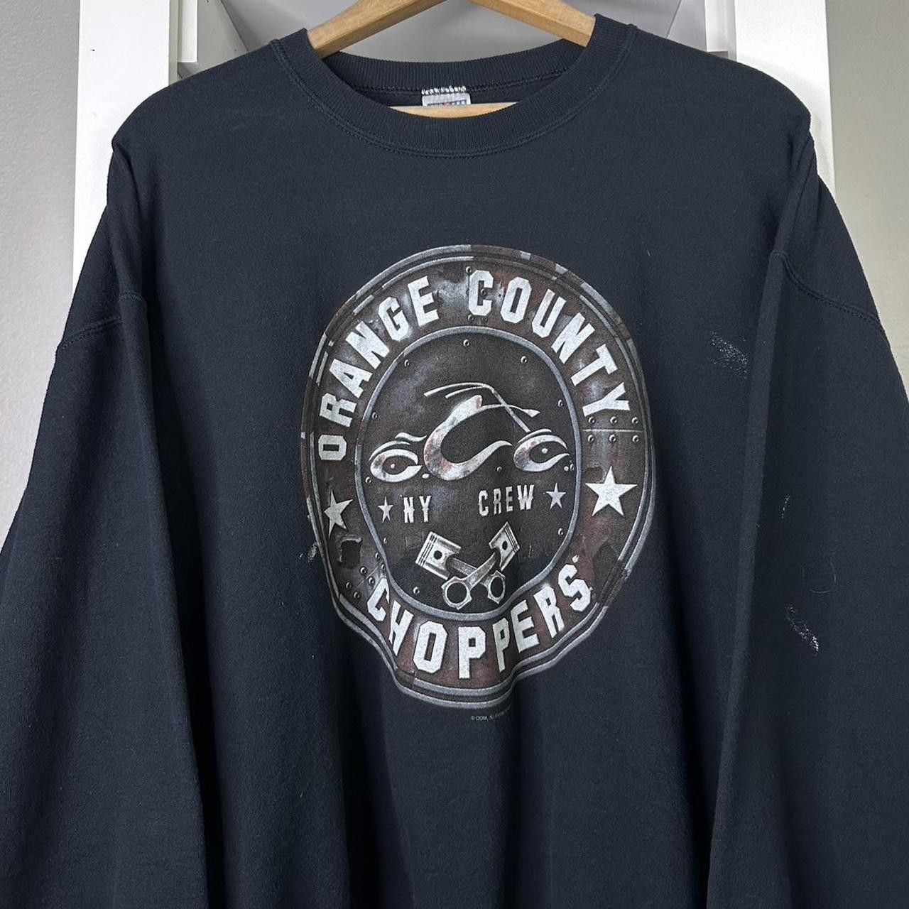 Vintage 2000s Y2K Vintage Orange County Choppers Sweatshirt Crewneck Size US XXL / EU 58 / 5 - 1 Thumbnail