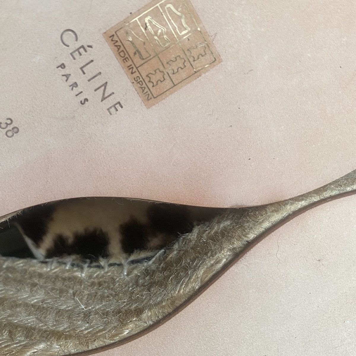Celine × Phoebe Philo celine leopard espadrilles wedge Size US 8 / IT 38 - 6 Thumbnail