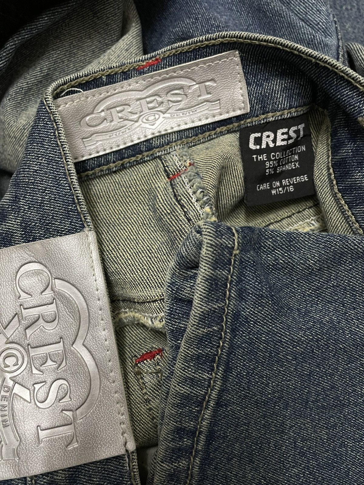 Hysteric Glamour Vintage 1990s Designer Japan Rare Chest Fur Adore Denim Size US 32 / EU 48 - 16 Thumbnail