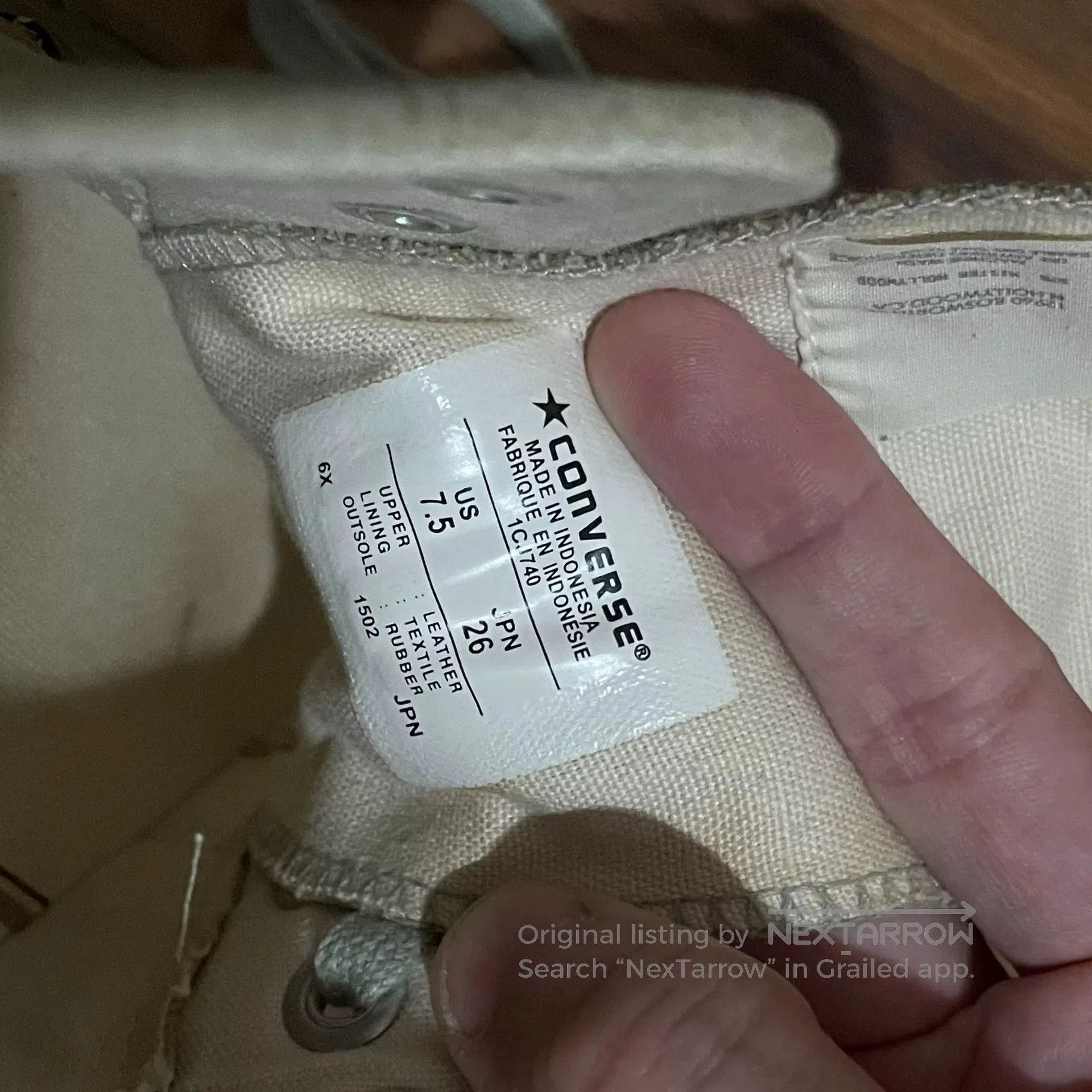 Converse N.HOOLYWOOD x CONVERSE CHUCK TAYLOR SUEDE OX. Size US 7.5 / EU 40-41 - 9 Thumbnail