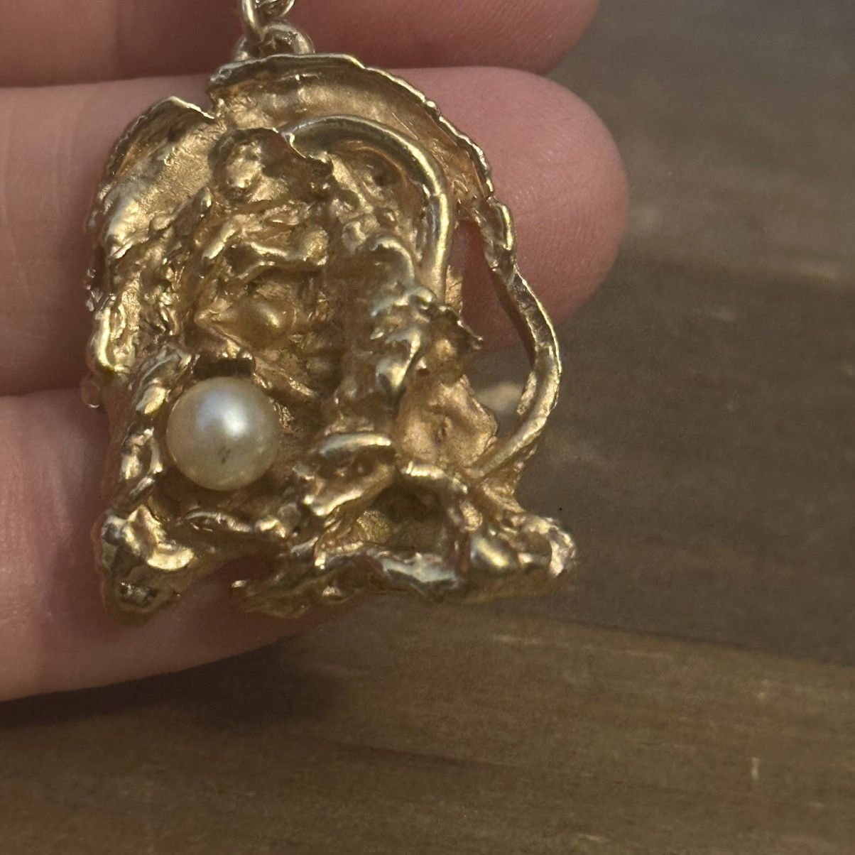 Other × Vintage Vintage Napier funky pearl pendant necklace Size ONE SIZE - 5 Thumbnail