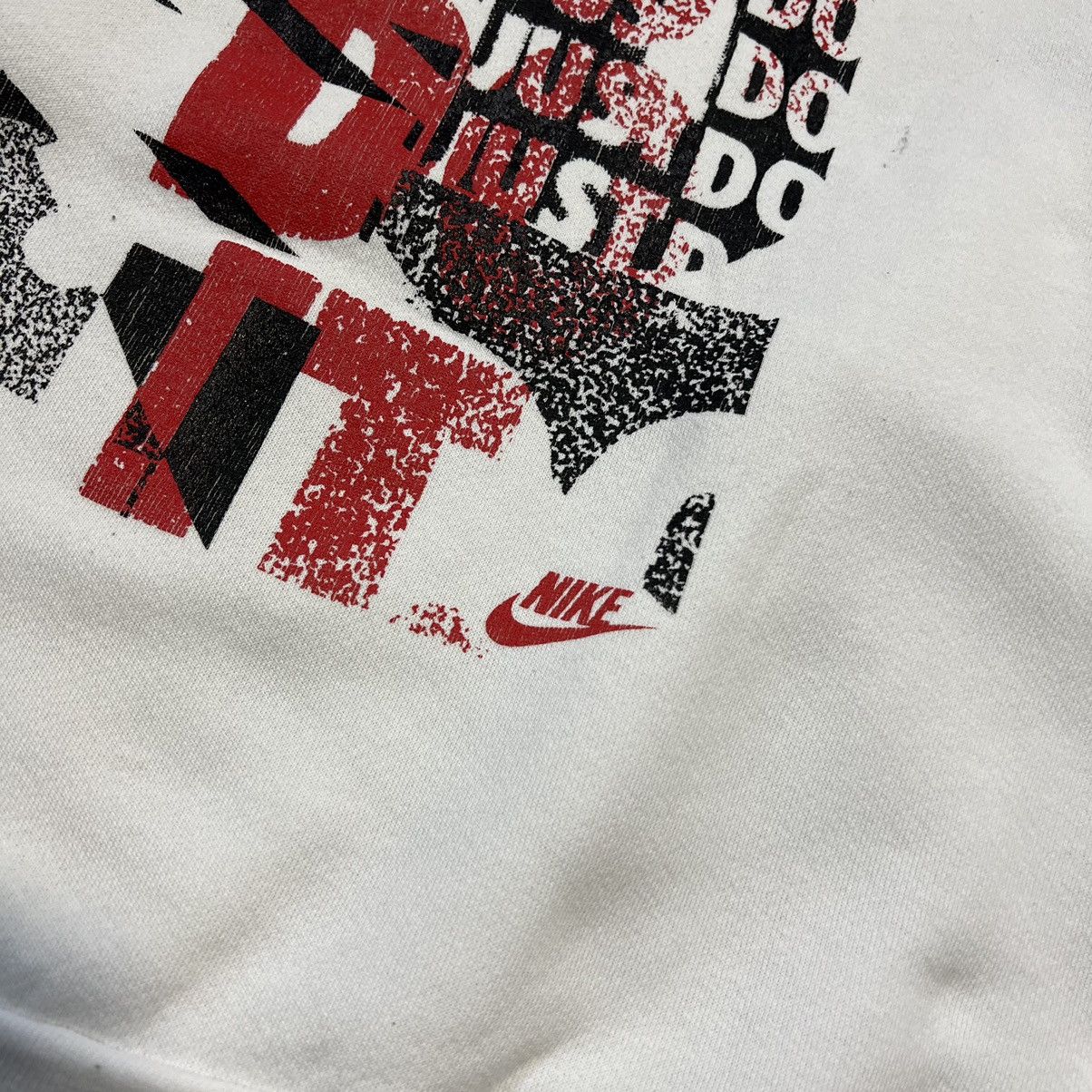 Vintage Vintage 90s Nike Crewneck Sweatshirt Just Do It Spell Out Size US M / EU 48-50 / 2 - 2 Thumbnail
