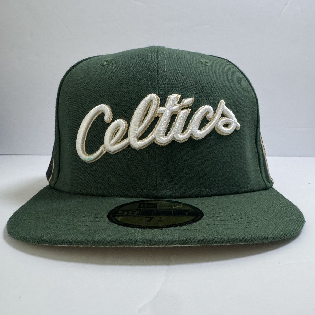 New Era Boston Celtics City Edition New Era 59FIFTY Hat 7 1/8 Green Size ONE SIZE - 1 Thumbnail