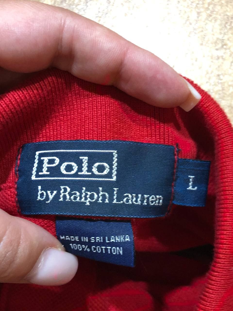 Polo Ralph Lauren Vintage red Polo Ralph Lauren big pony #3 T-shirt Y2K Size US L / EU 52-54 / 3 - 2 Thumbnail