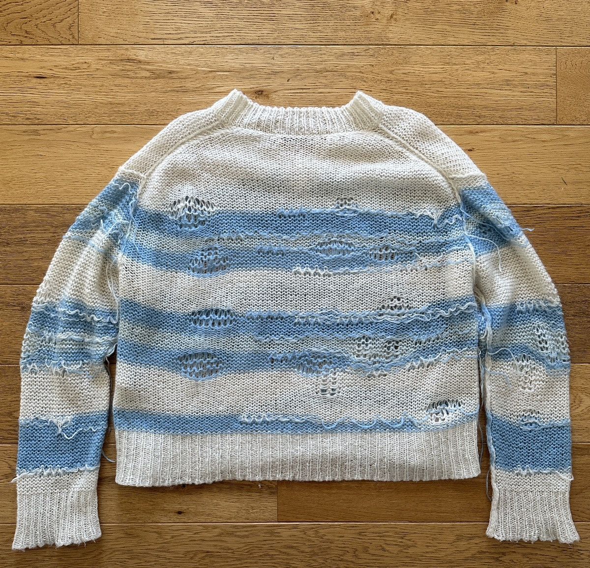 Acne Studios Acne Studios mohair knitted distressed sweater Size L / US 10 / IT 46 - 3 Thumbnail