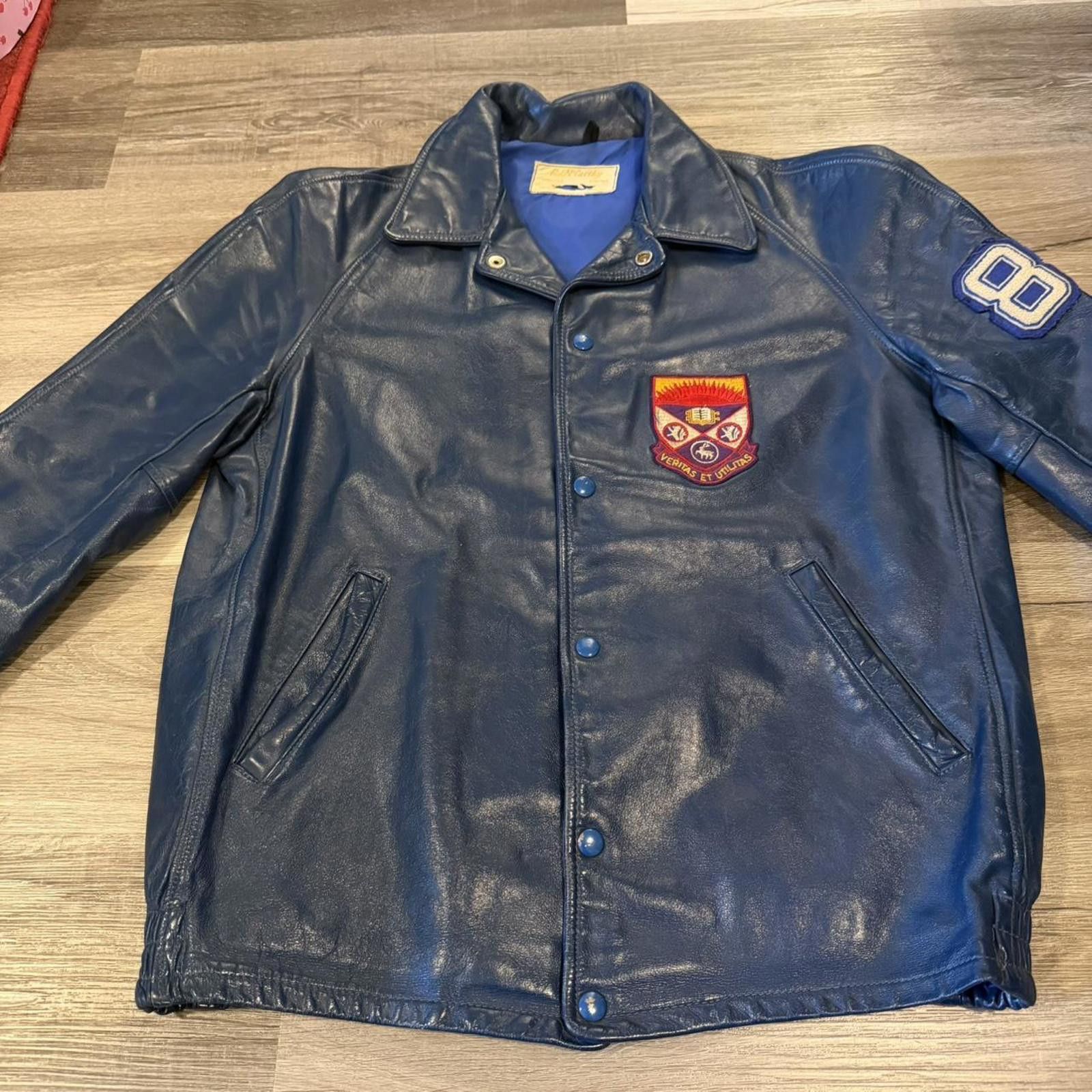 Other Vintage western university leather jacket 1980 M Size US M / EU 48-50 / 2 - 4 Thumbnail