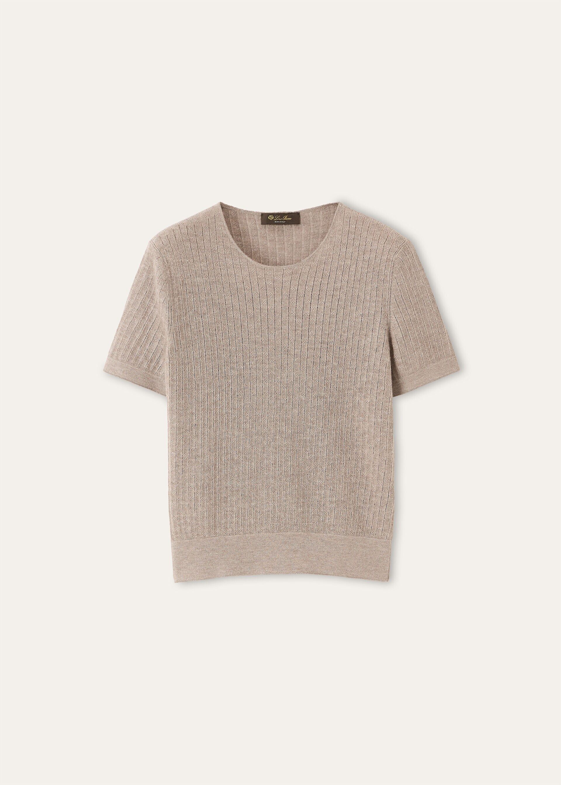 Loro Piana os11x0326 FAQ4548 Maple Crewneck Sweater in Cord Melange Size XS / US 0-2 / IT 36-38 - 1 Thumbnail