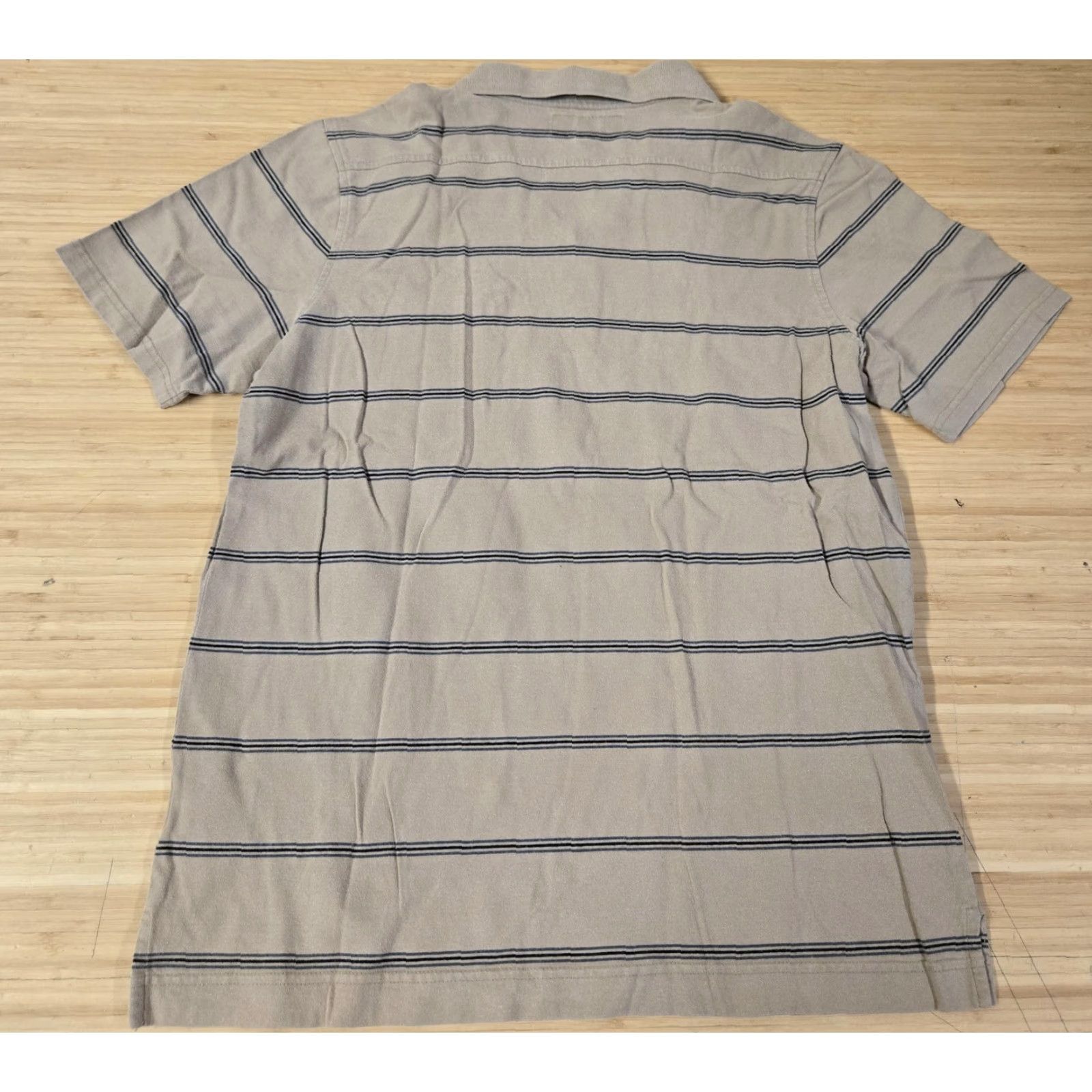 Emerica VINTAGE Emerica Polo Shirt Mens M Gray Striped Short Sleeve Skateboarding Pocket Size US M / EU 48-50 / 2 - 4 Thumbnail