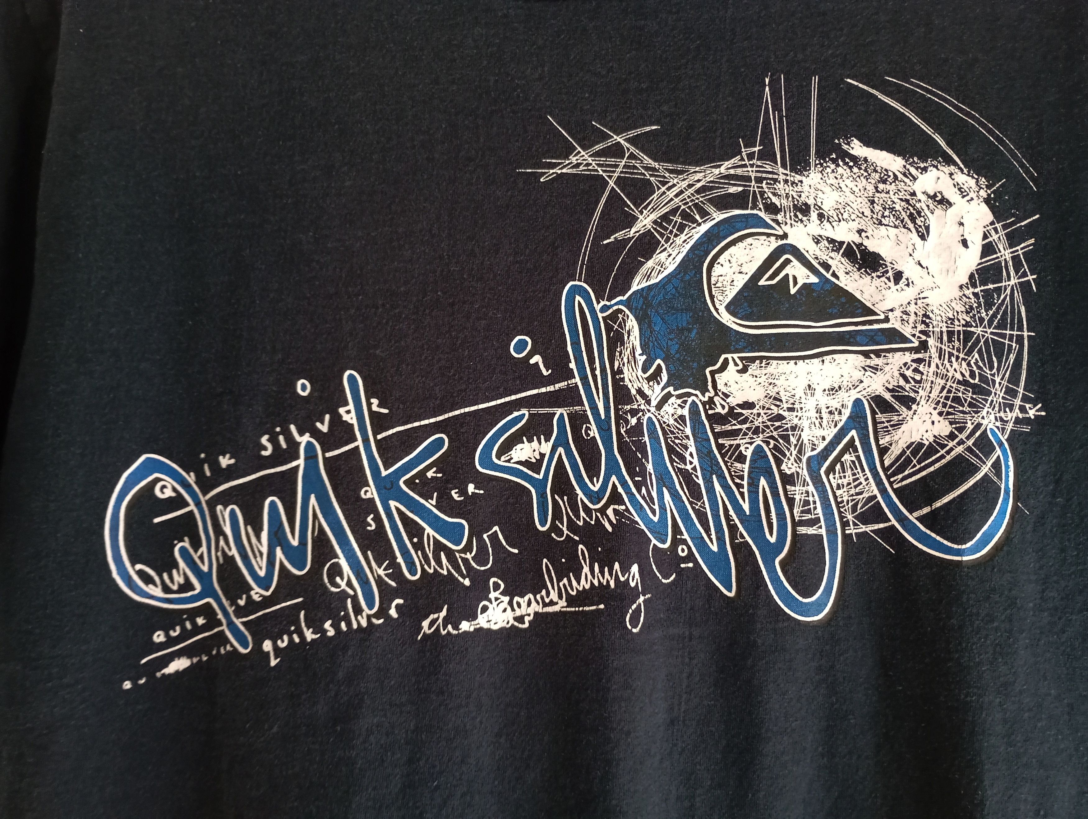 Quiksilver Vintage 90s Quiksilver Big Logo Tshirt Size US XL / EU 56 / 4 - 6 Thumbnail