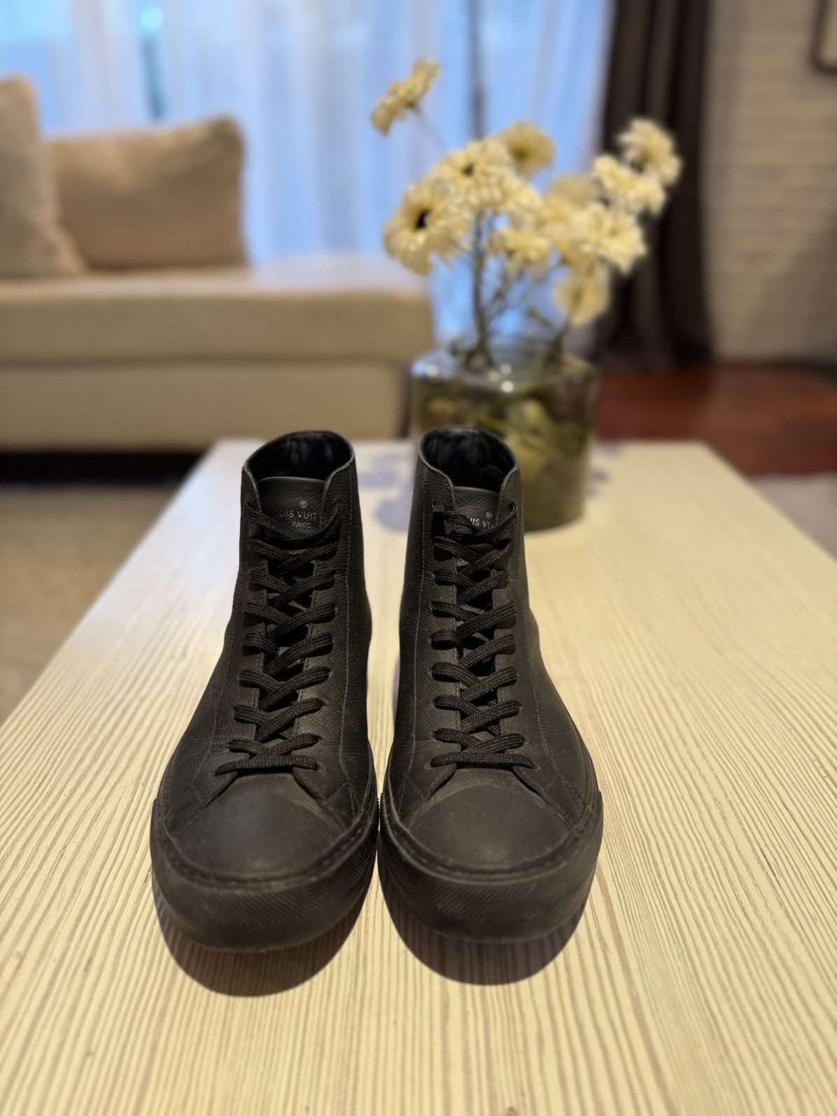 Louis Vuitton Louis Vuitton High-Top Sneakers by Virgil Abloh (SS19) Size US 8 / EU 41 - 4 Thumbnail