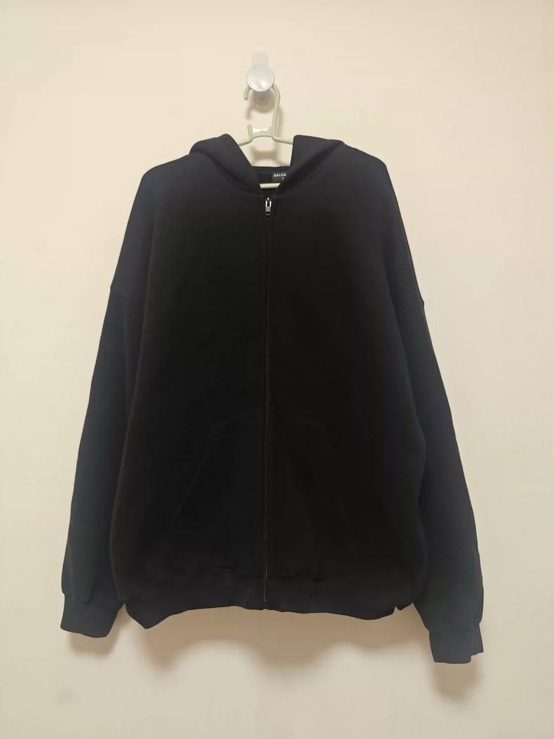 Balenciaga Balenciaga LOGO hooded zipper sweater coat at the back Size US L / EU 52-54 / 3 - 2 Thumbnail