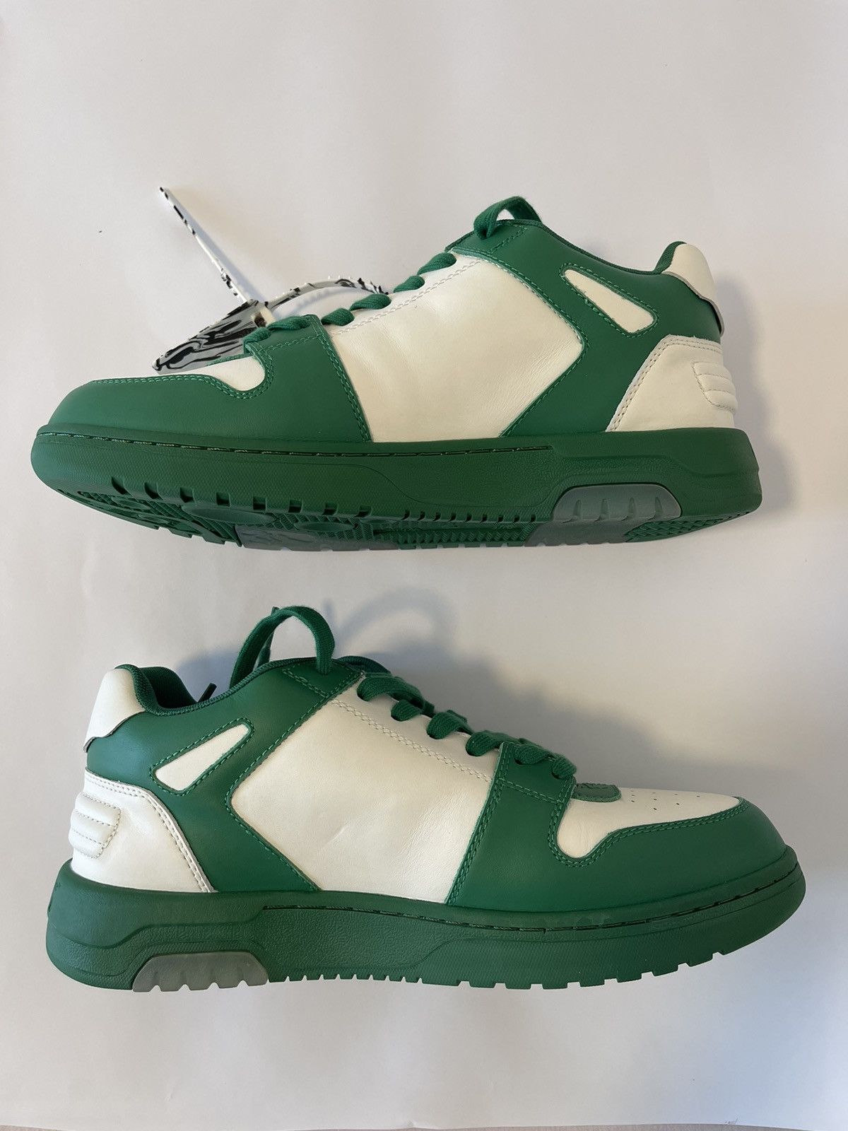 Off-White OFF-WHITE Out of Office Low Top Green Dirty White Size US 9 / EU 42 - 3 Thumbnail