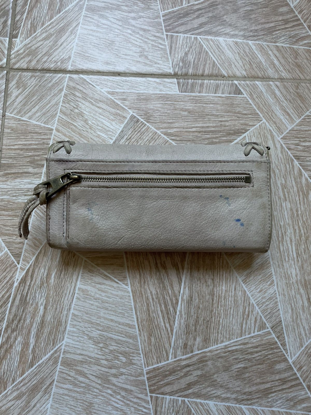 LIEBESKIND BERLIN × Vintage Y2K Archive Vintage Liebeskind Berlin Leather Beige Wallet Size ONE SIZE - 3 Thumbnail