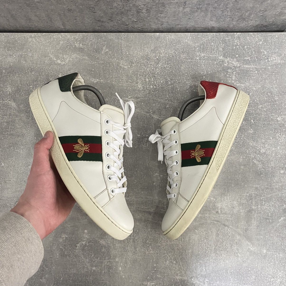 Gucci Gucci Ace Bee Embroidered Sneakers Size US 7.5 / EU 40-41 - 1 Thumbnail