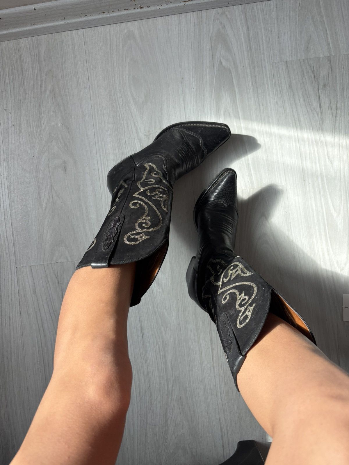 Vintage Vintage cowboy boots Size US 7.5 / IT 37.5 - 2 Thumbnail