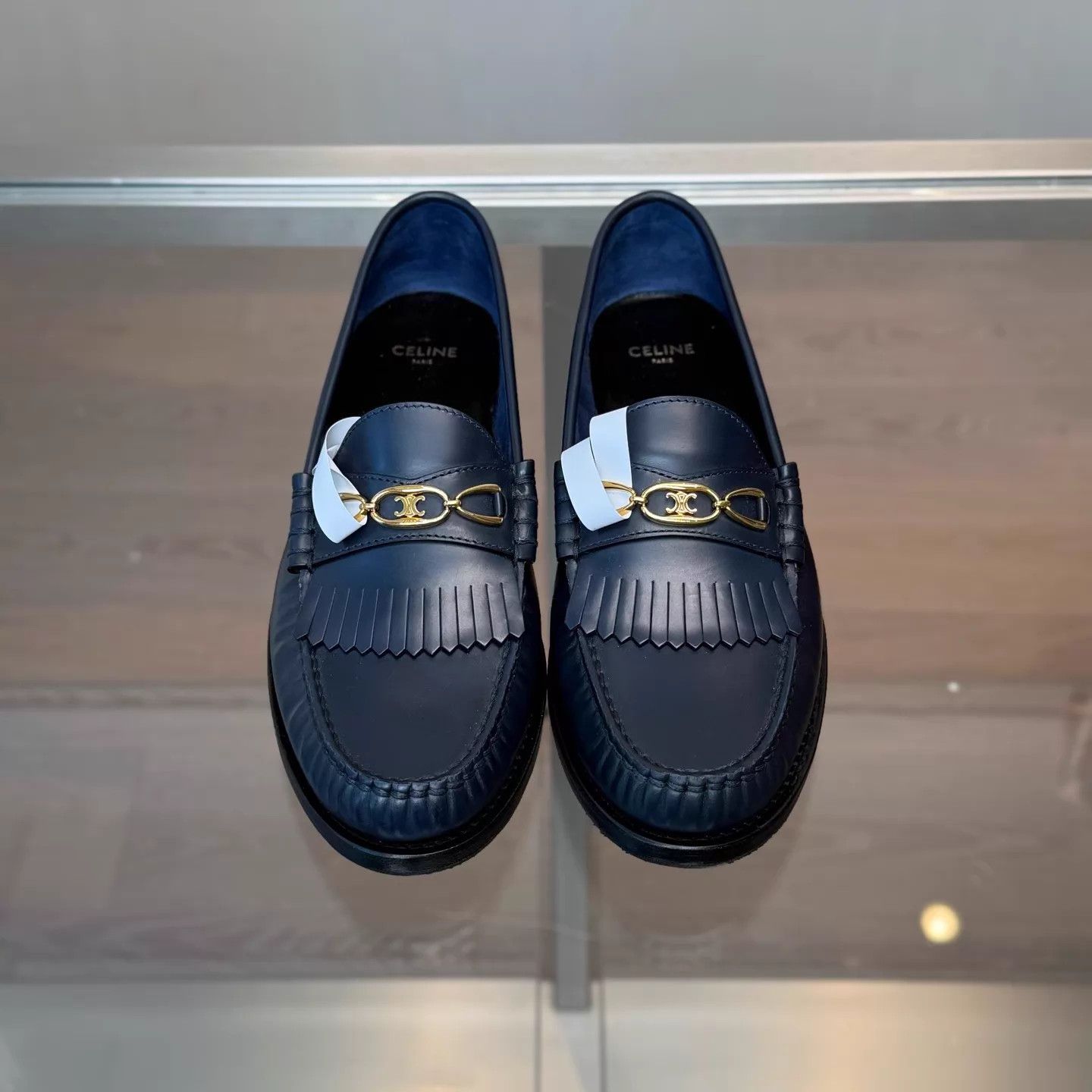 Celine Celine Blue Tassel Loafers 39 Size US 8.5 / IT 38.5 - 2 Thumbnail