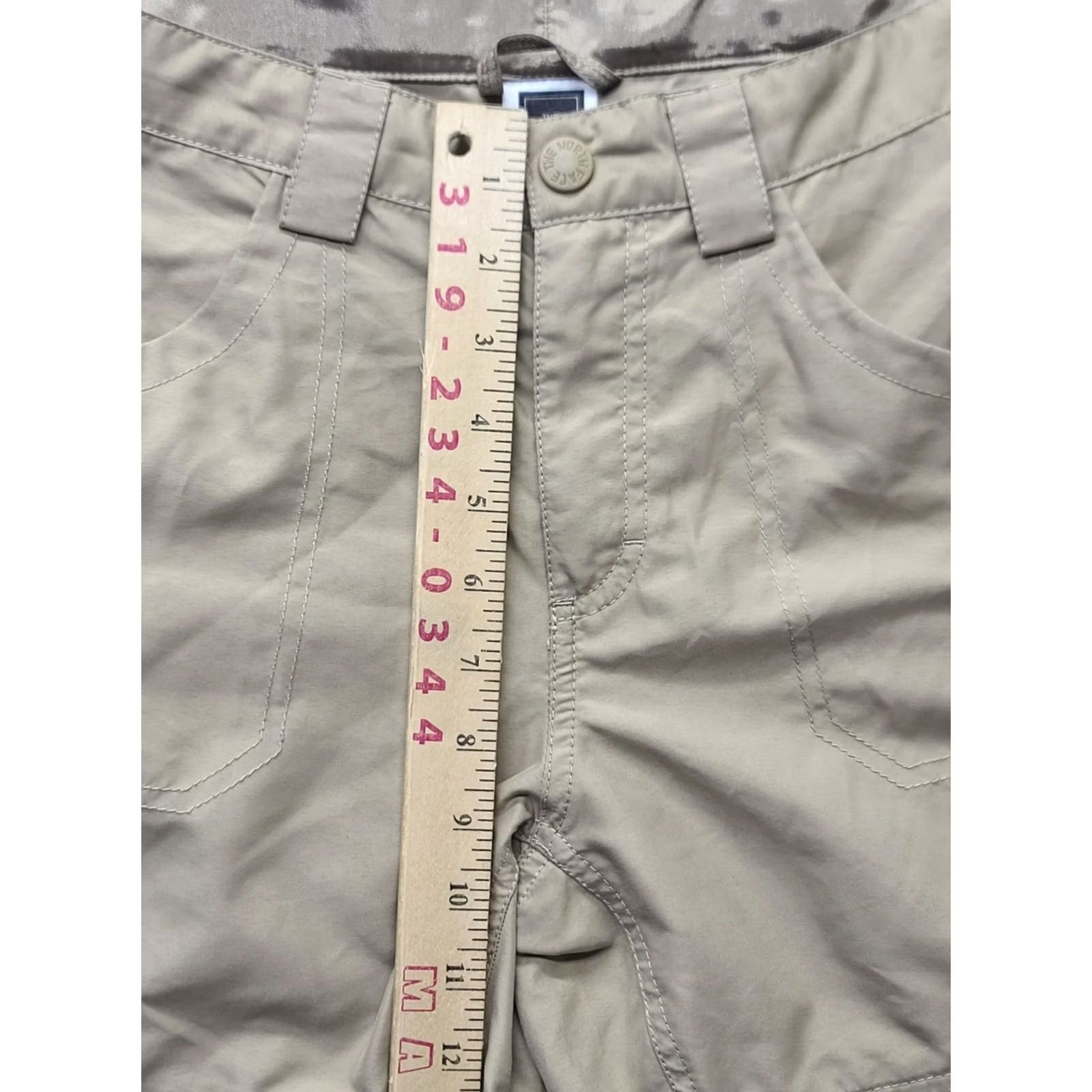 The North Face The North Face Pants Womens 28x27 Relaxed Fit Convertible Cargo Hiking Gorpcore Beige Polyester Casual Travel Workwear Mens Women Girls Size 28" / US 6 / IT 42 - 5 Thumbnail