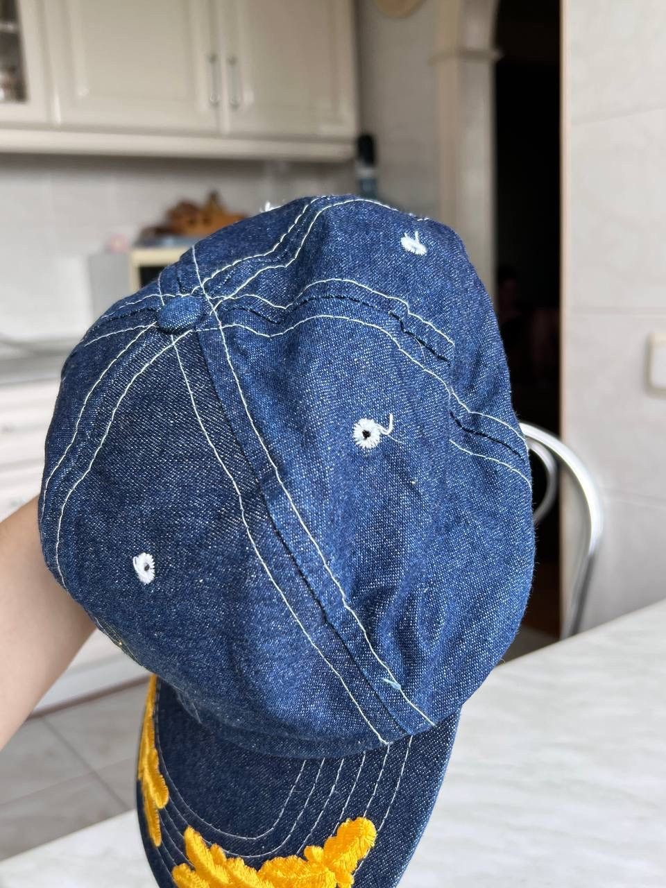 Apple 90s Vintage Apple Computers Picasso Macintosh Logo Cap Denim Size ONE SIZE - 4 Thumbnail