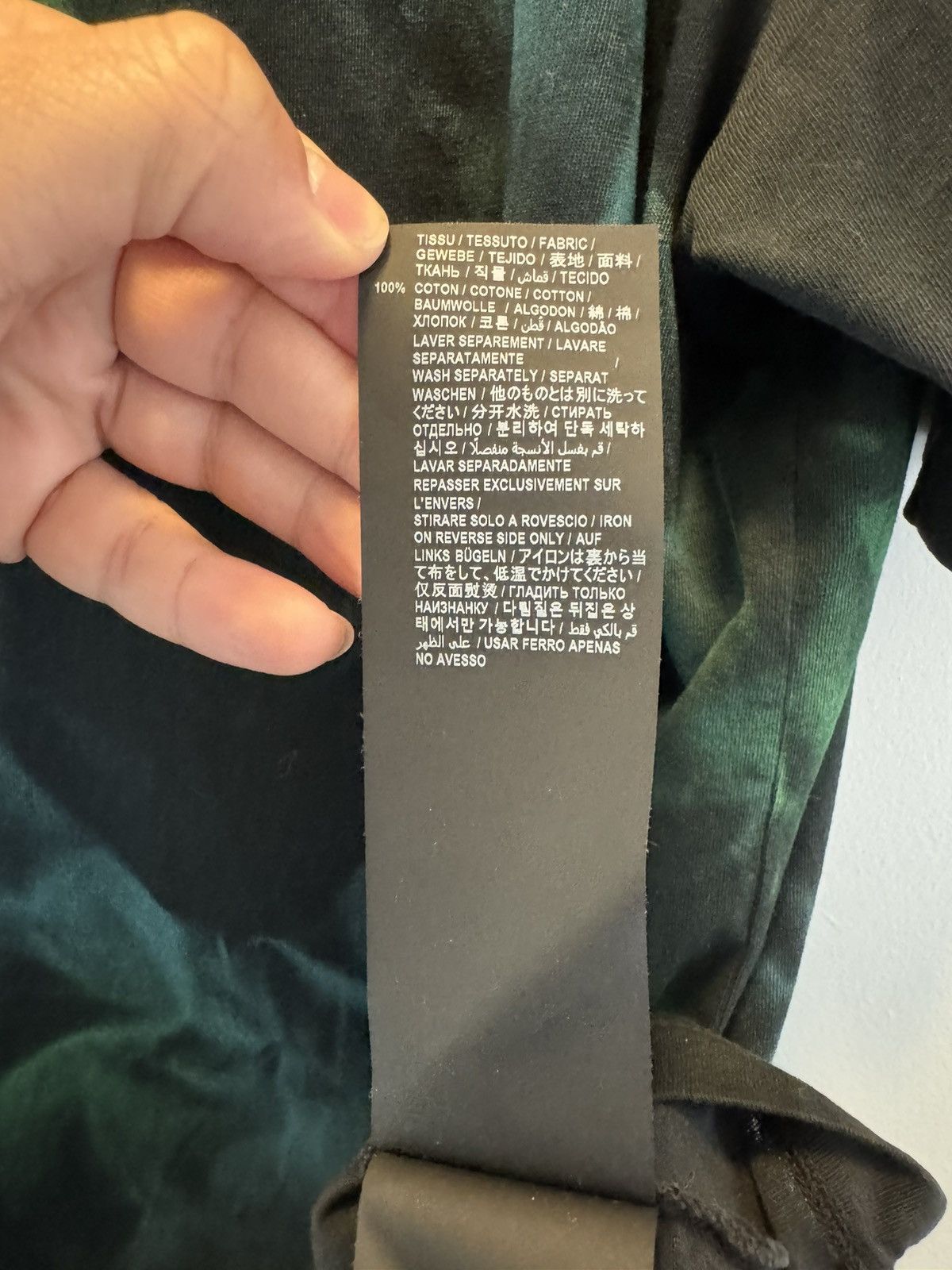 Saint Laurent Paris Saint Laurent Rive Gauche Tie Dye Tee Size US M / EU 48-50 / 2 - 6 Thumbnail