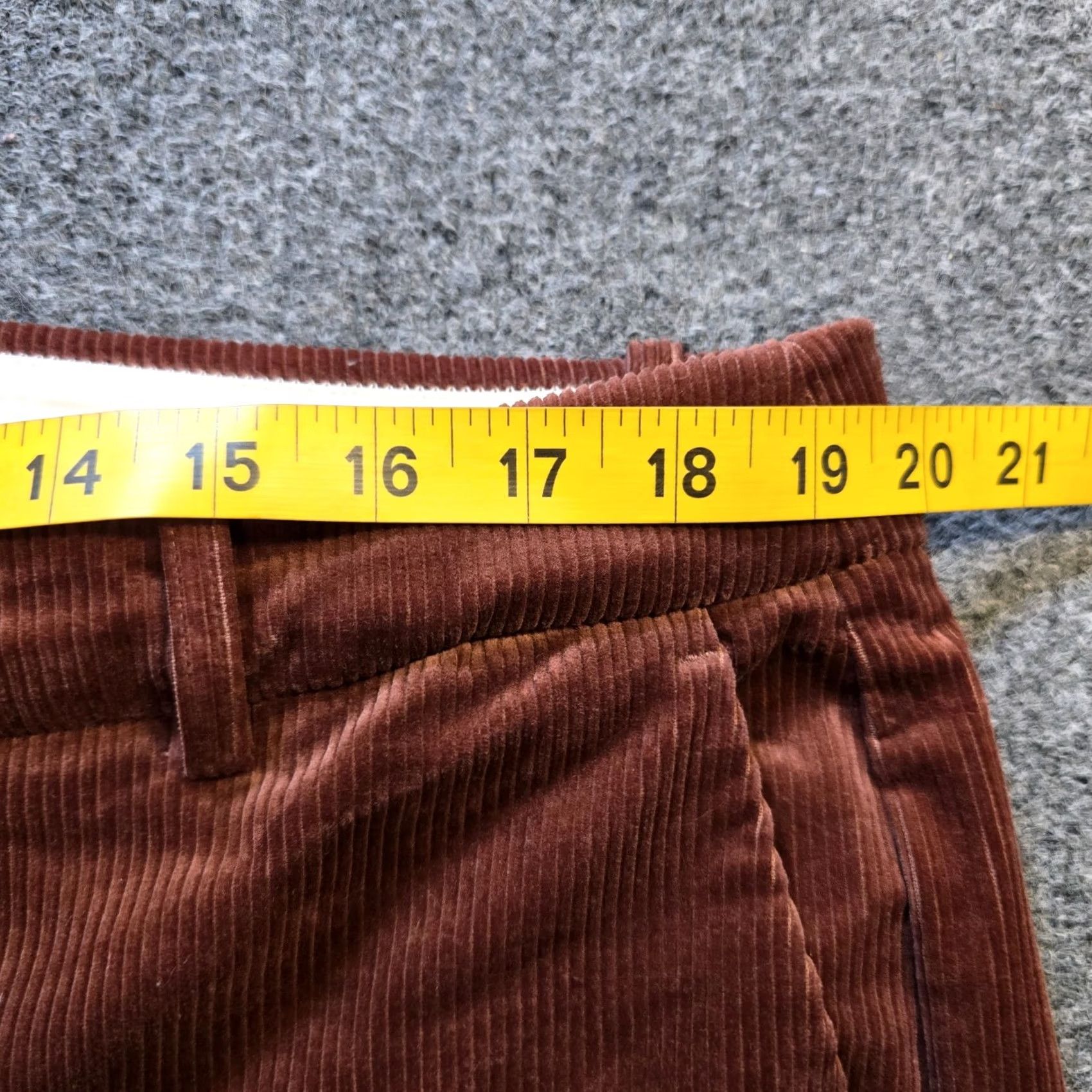 J.Crew J.CREW Pants Womens Size 16 Brown Corduroy Wide Leg Flat Front Casual Ankle Winter Fall Spring Summer Regular Mens? Womens Size 38" / US 16 / IT 52 - 5 Thumbnail
