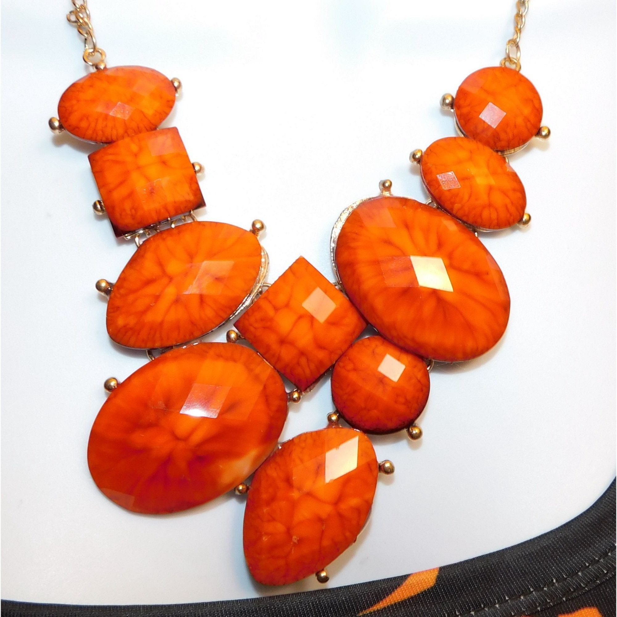 Other Acrylic Lava Statement Necklace Size ONE SIZE - 1 Thumbnail
