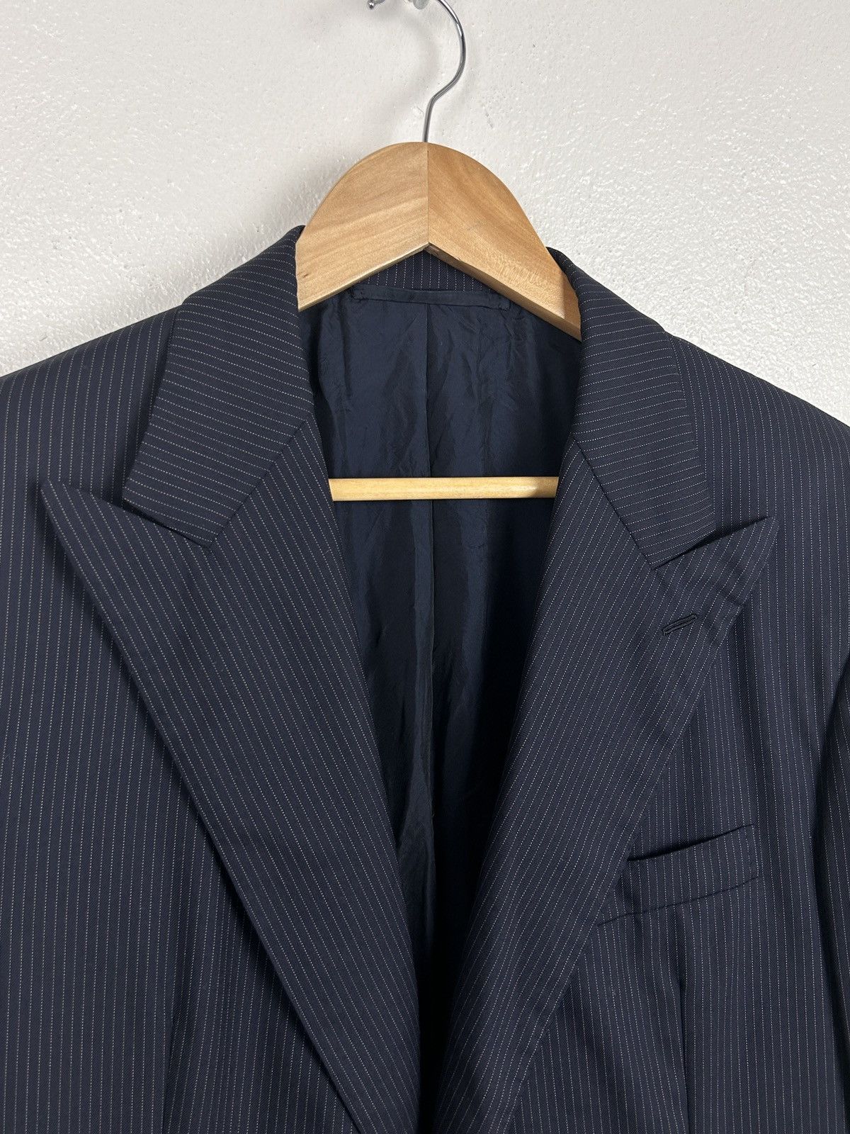 Polo Ralph Lauren Ralph Lauren Purple Label Striped Wool Blazer Size 42S Size 42S - 2 Thumbnail