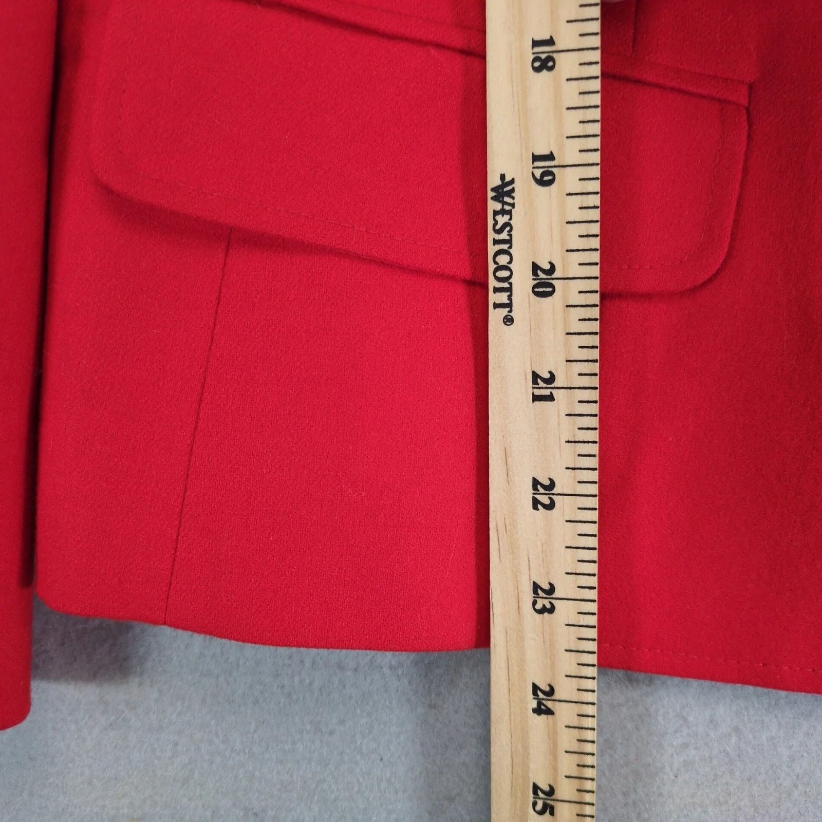 Pendleton Pendleton Blazer Womens 18W Red Virgin Wool USA Vintage Size XXL / US 16-18 / IT 52-54 - 7 Thumbnail