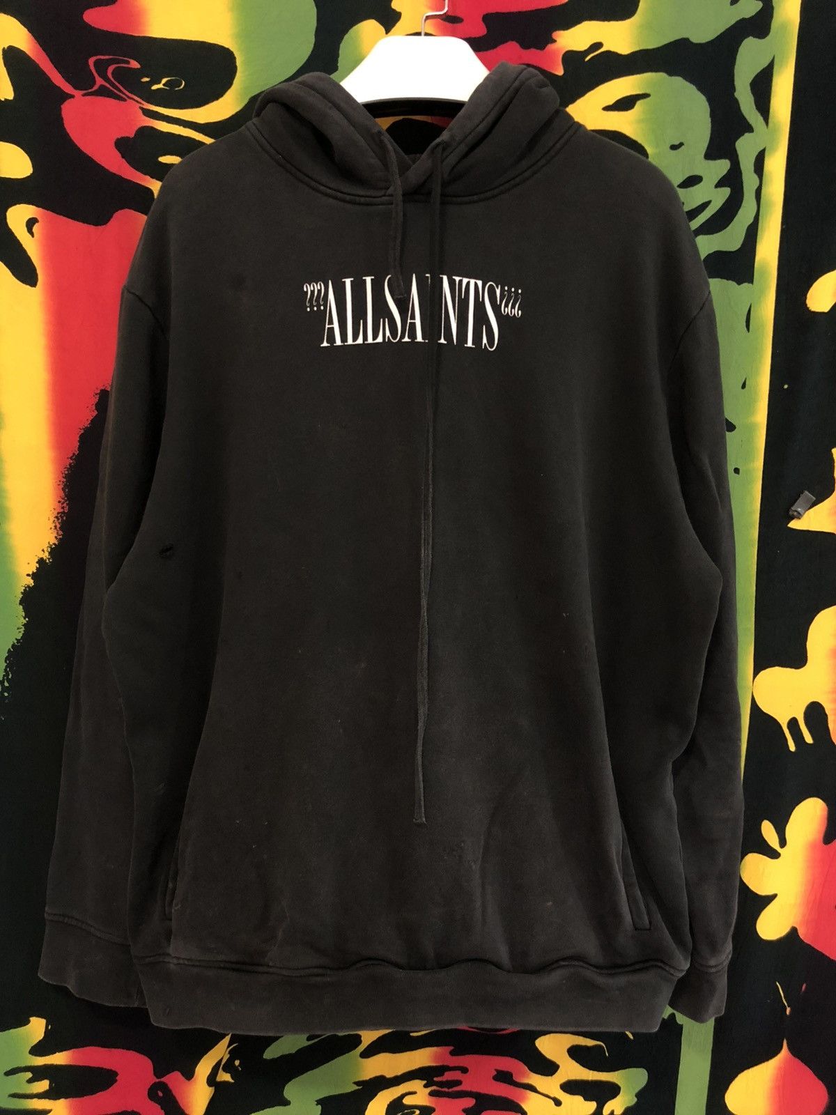 Allsaints Allsaints fade black hoodie Size US M / EU 48-50 / 2 - 2 Thumbnail
