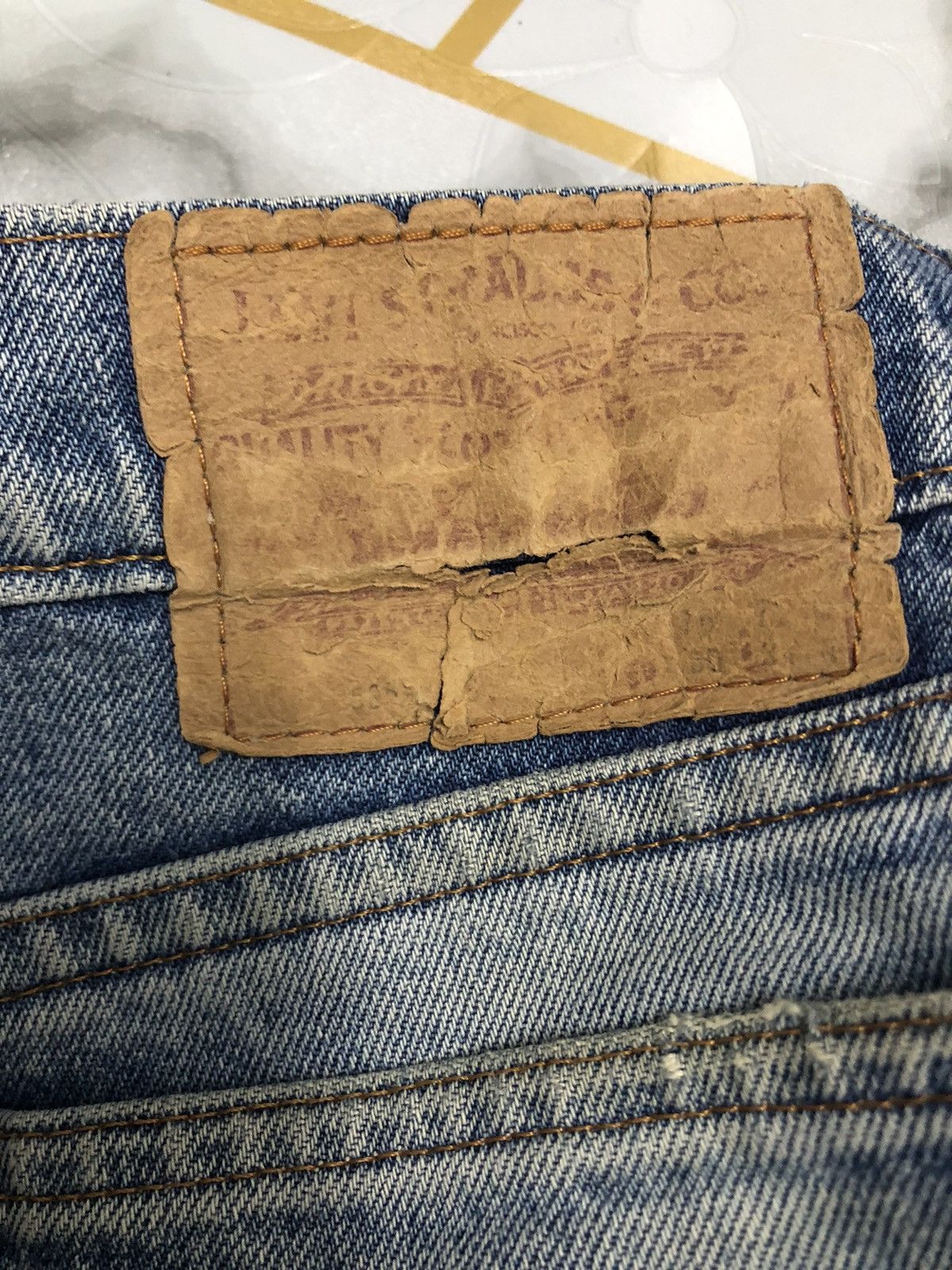 Levi's × Vintage Vintage Levis 505 Distressed Denim Size US 30 / EU 46 - 7 Thumbnail