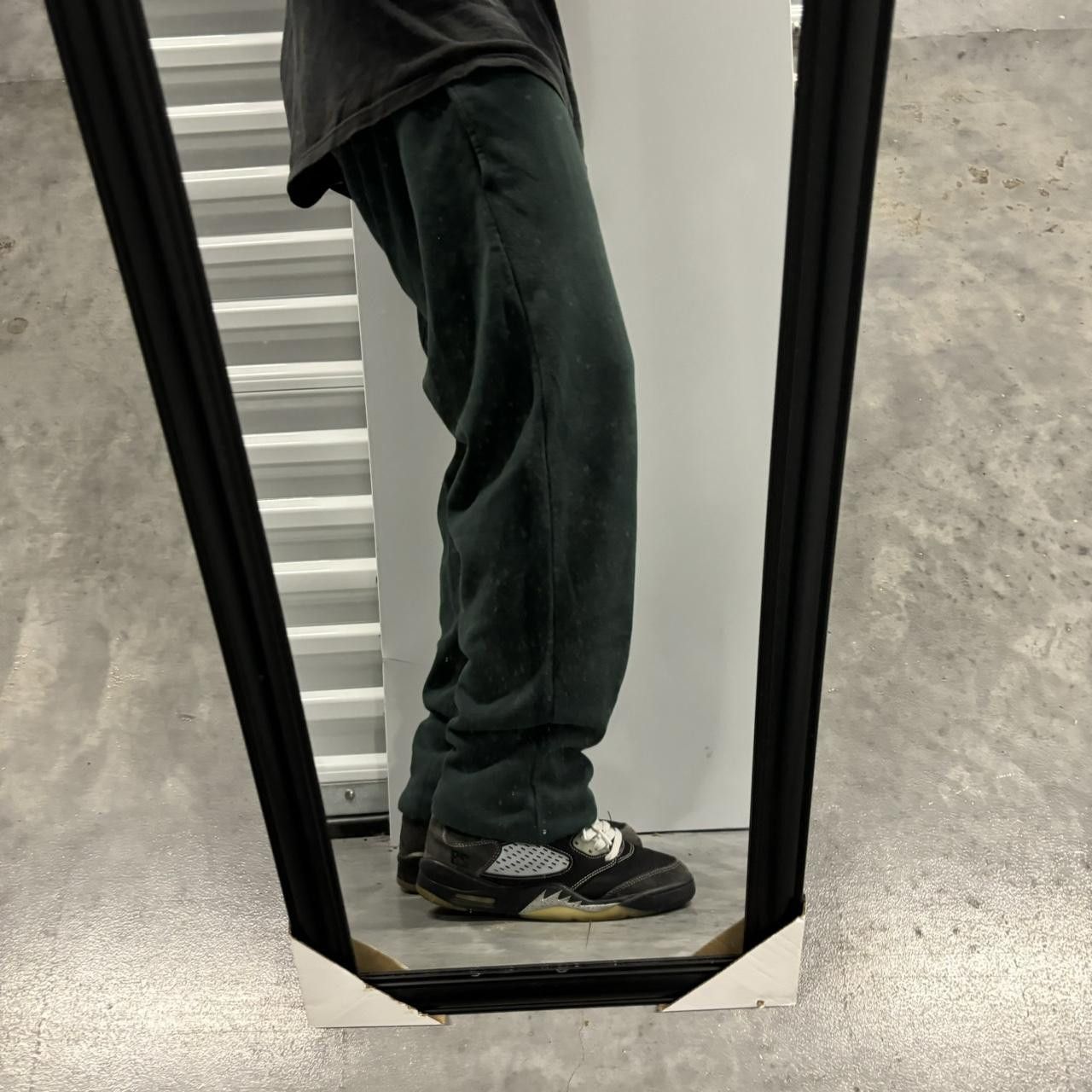 Japanese Brand × Vintage Crazy Vintage Y2K/2000s Dark Green Earth Tone Essential Sweatpants! Size US 32 / EU 48 - 2 Thumbnail