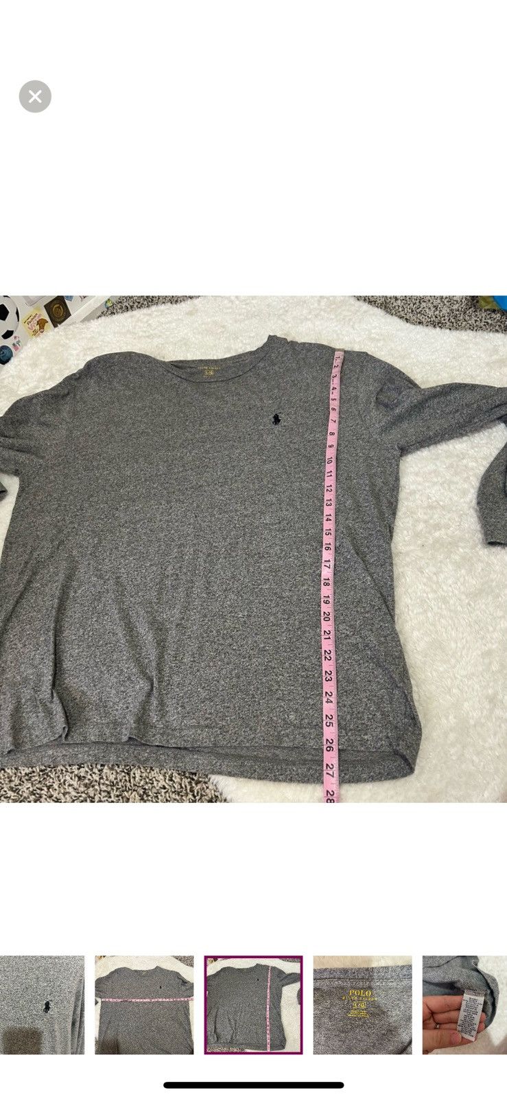 Polo Ralph Lauren Polo Ralph Lauren large long sleeve tee Size US L / EU 52-54 / 3 - 2 Thumbnail