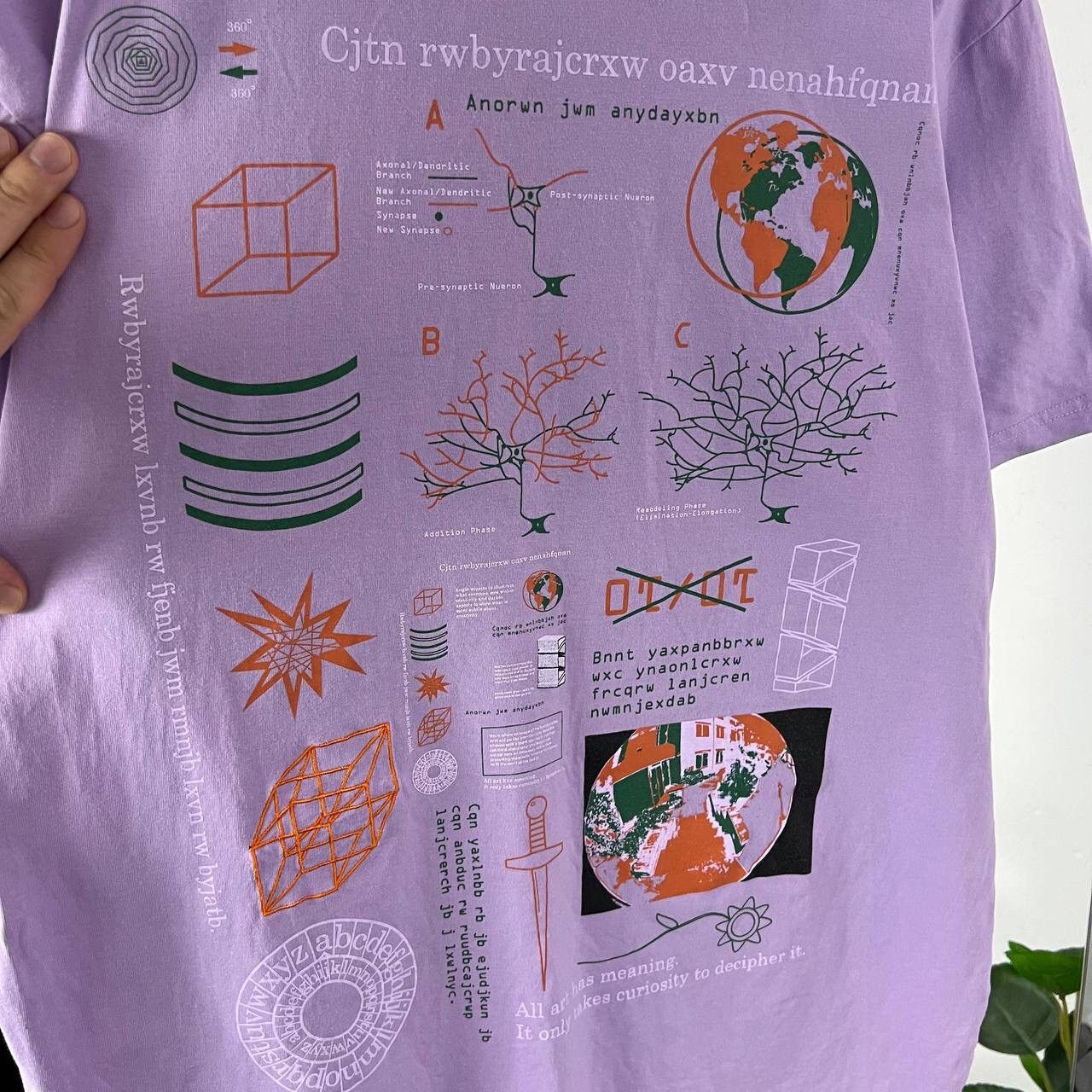 Japanese Brand Infrastructure Tee Big Embroidered Print Japanese Boxy Fit Size US XL / EU 56 / 4 - 3 Thumbnail