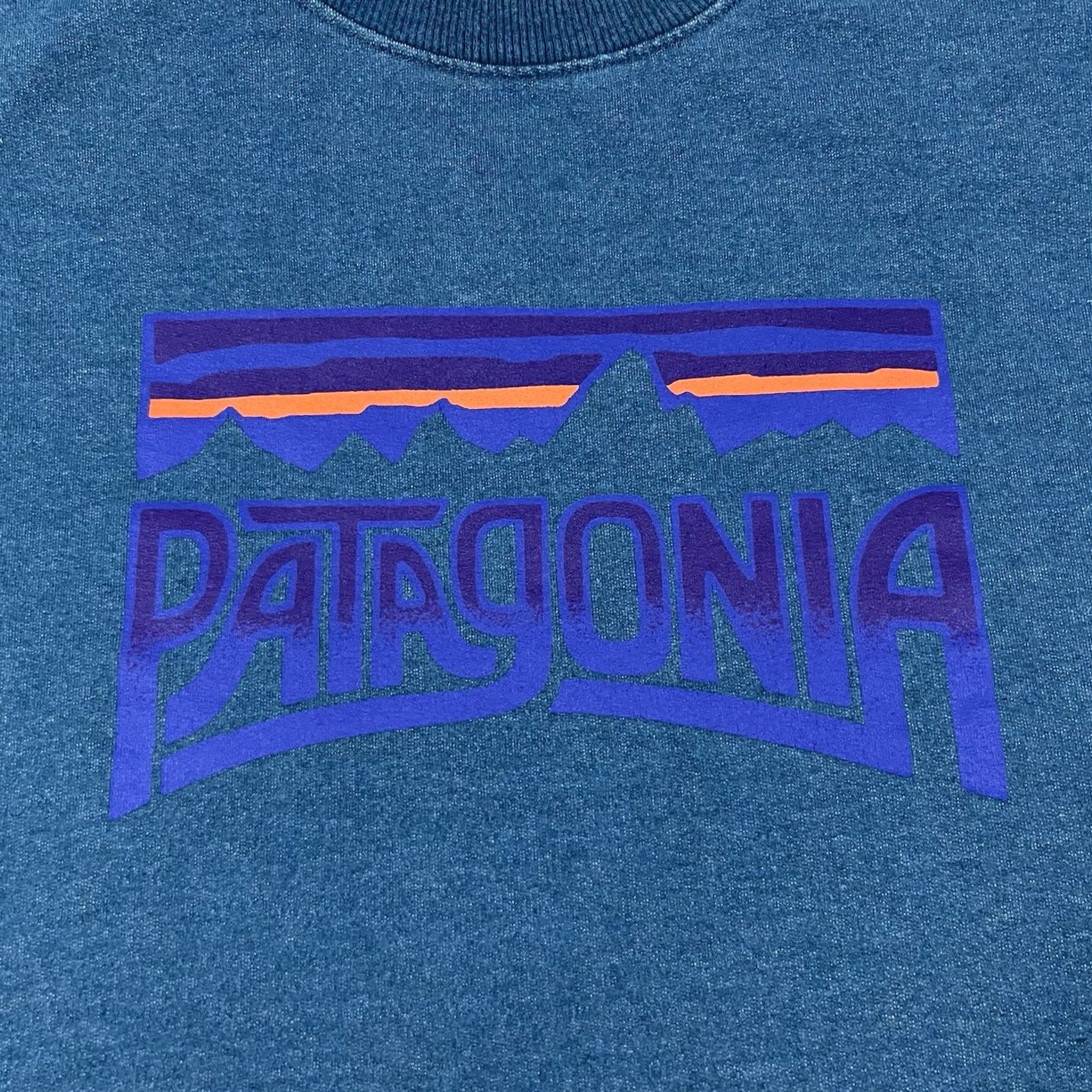 Patagonia Patagonia Sweatshirt Men M Graphic Pullover Long Sleeve Crewneck Organic Fitz Blue Cotton Fleece Logo All Seasons Hiking Running Walking Size US M / EU 48-50 / 2 - 7 Thumbnail