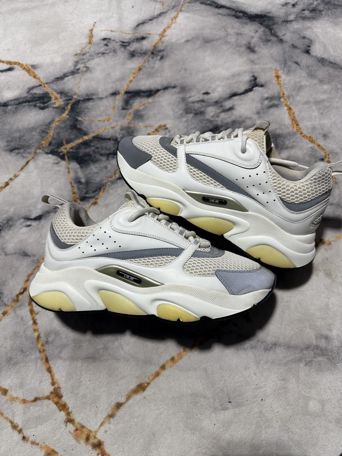 Dior Dior B22 Triple White Silver - Sz 9US Size US 9 / EU 42 - 3 Thumbnail