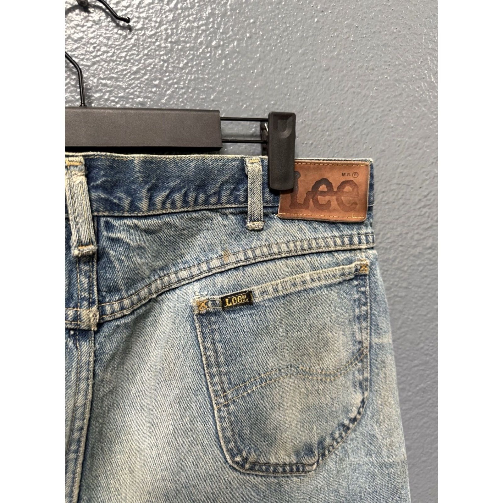 Lee VINTAGE Lee Riders Blue Denim Jeans Shirt? Size US 40 / EU 56 - 3 Thumbnail