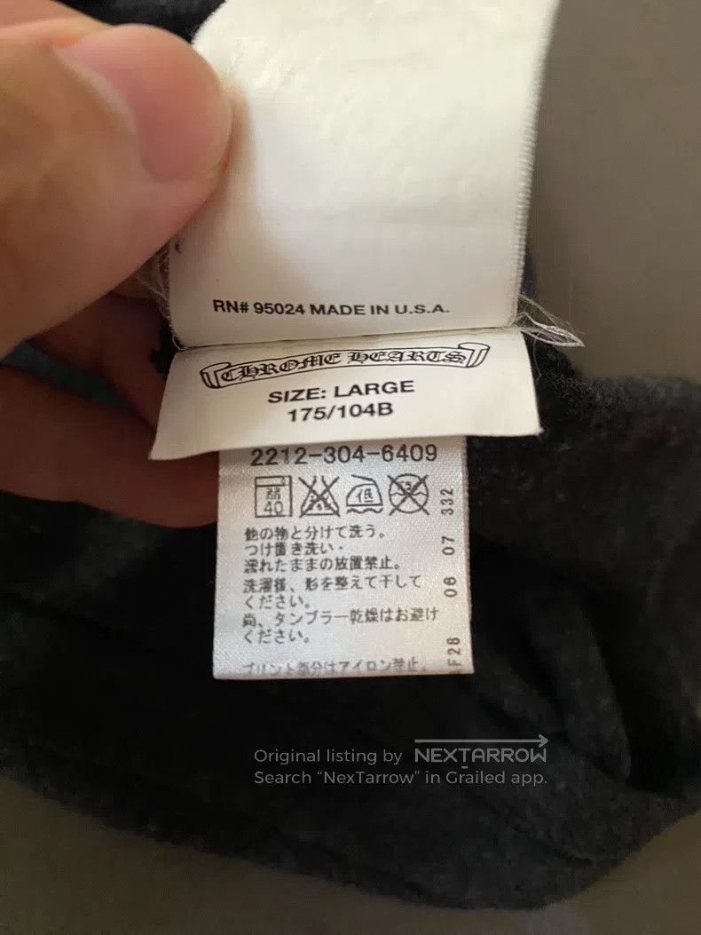 Chrome Hearts CHROME HEARTS Size L Snowflake grey short sleeve Size US L / EU 52-54 / 3 - 5 Thumbnail