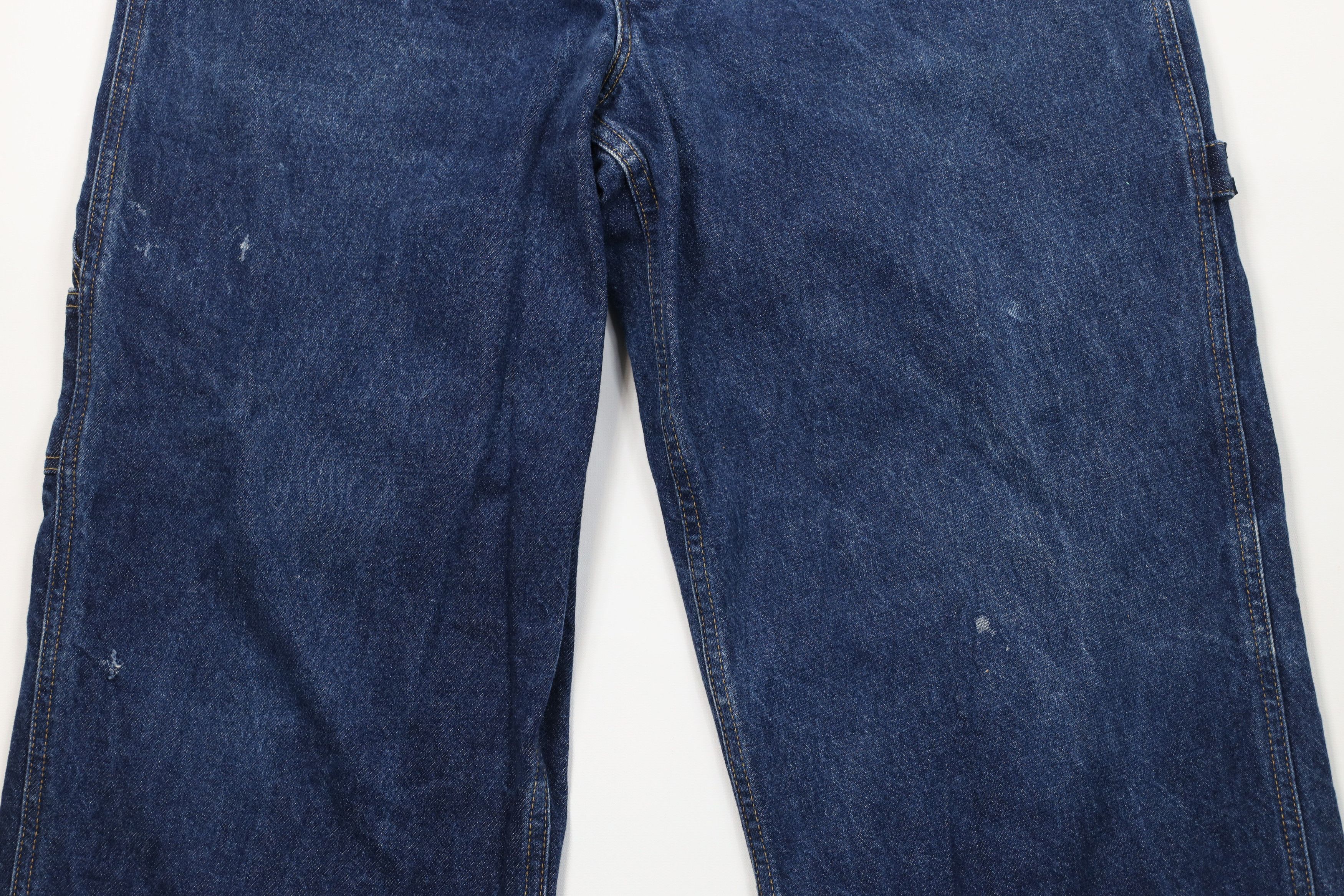 Tommy Hilfiger Vintage Y2K 2002 Tommy Hilfiger Wide Leg Dungaree Jeans Size US 32 / EU 48 - 3 Thumbnail