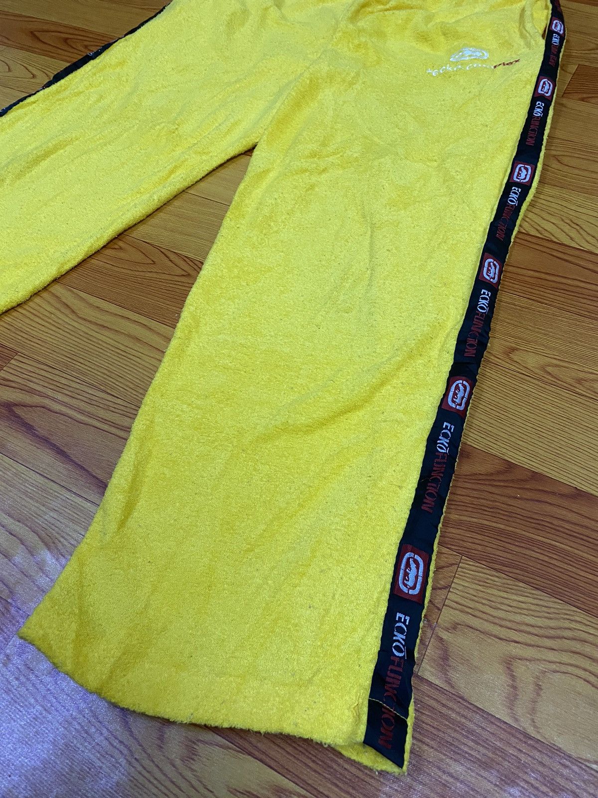 Ecko Unltd. × Vintage Vintage Ecko Baggy Sweatpant Side Tape Size US 31 - 3 Thumbnail