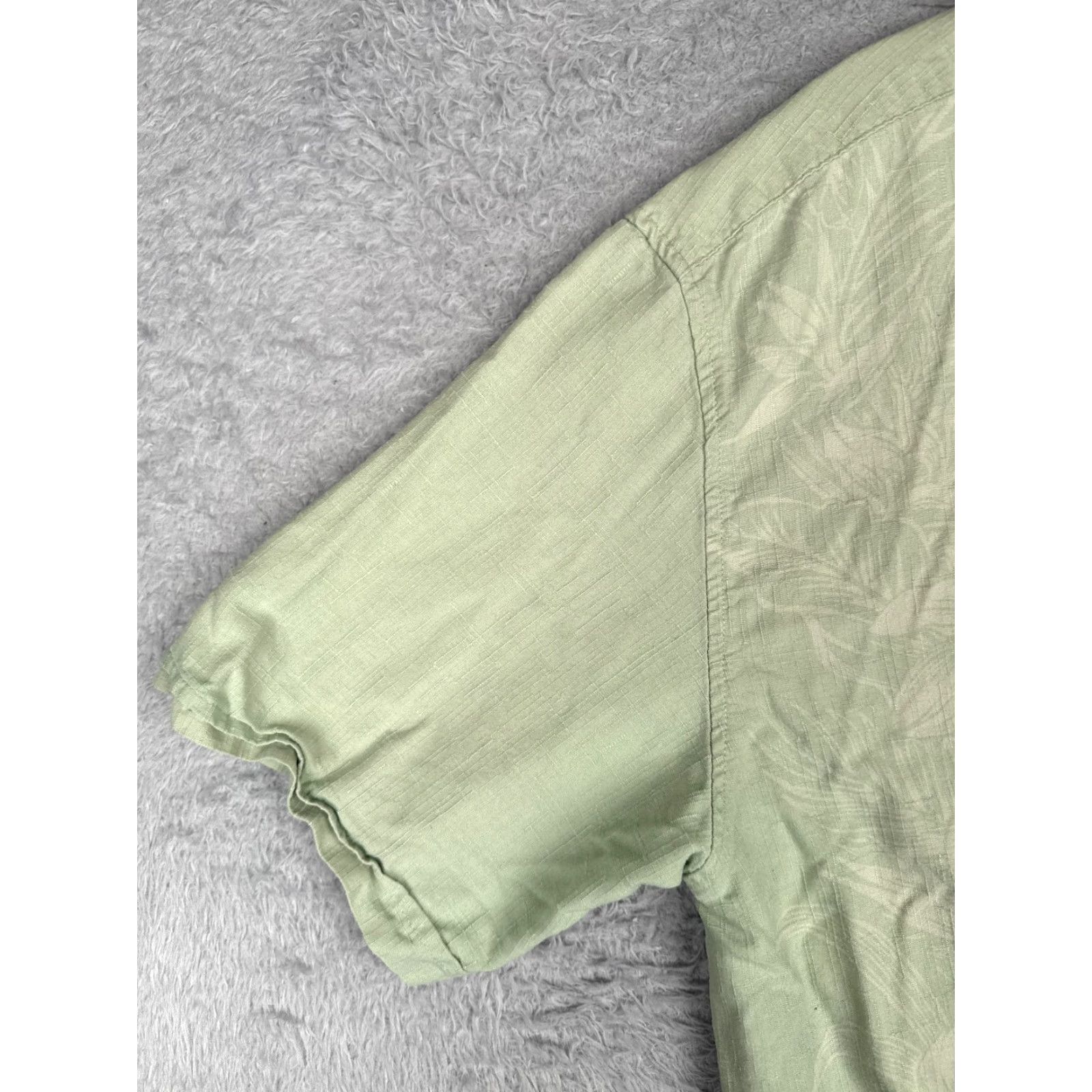 Vintage Jamaica Jaxx Shirt Men M Green Floral 100% Silk Button Up Hawaiian Pocket Shirt Size US M / EU 48-50 / 2 - 3 Thumbnail