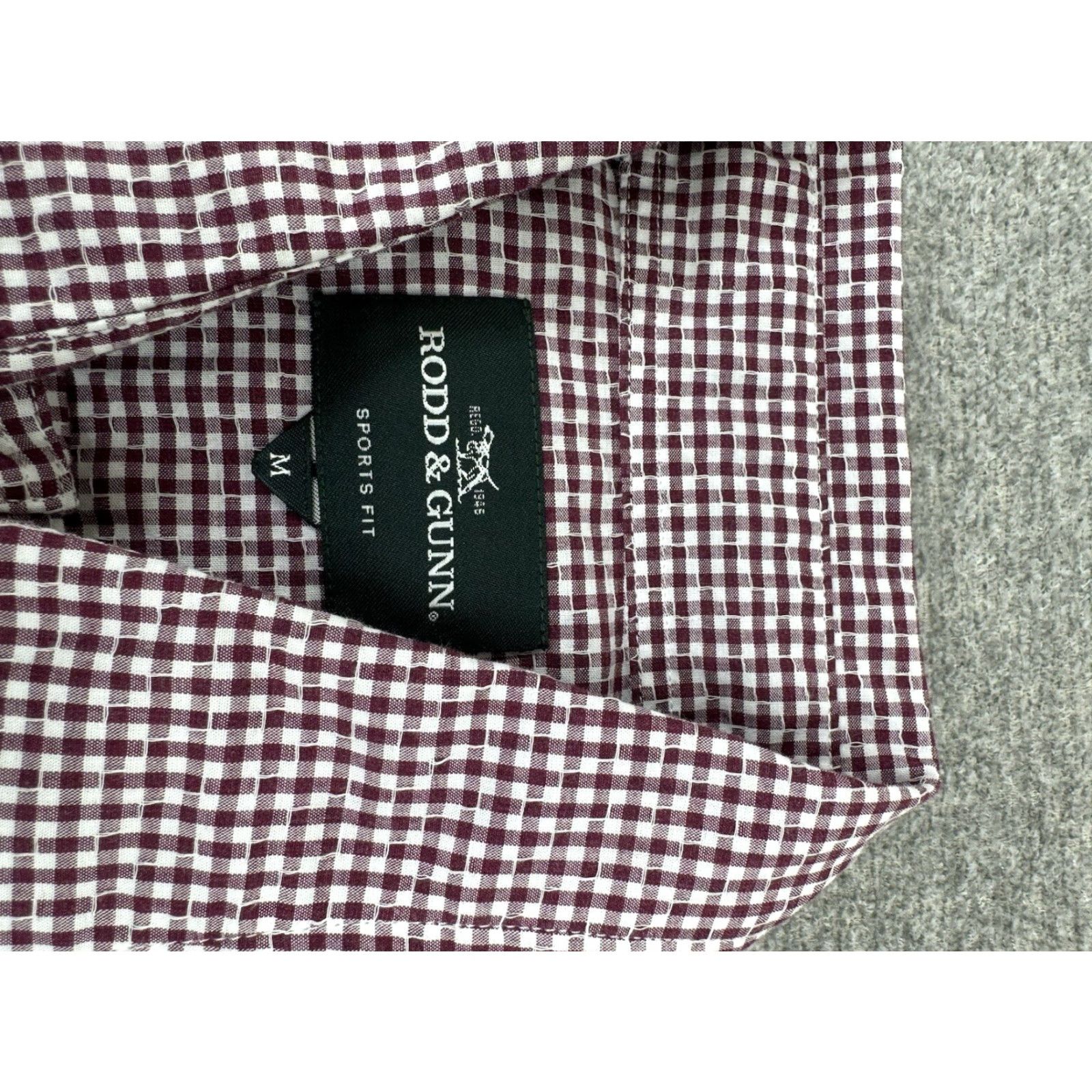 Rodd & Gunn Rodd & Gunn Shirt Mens Medium Plaid Cotton Long Sleeve Athletic Button-Up Italy Size US M / EU 48-50 / 2 - 7 Thumbnail