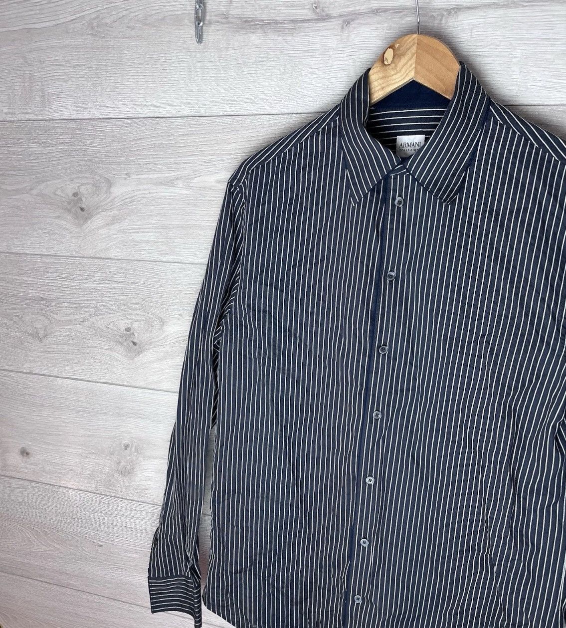 Other Vintage Men's Button Down Shirt Armani Collezioni size M Size US L / EU 52-54 / 3 - 3 Thumbnail