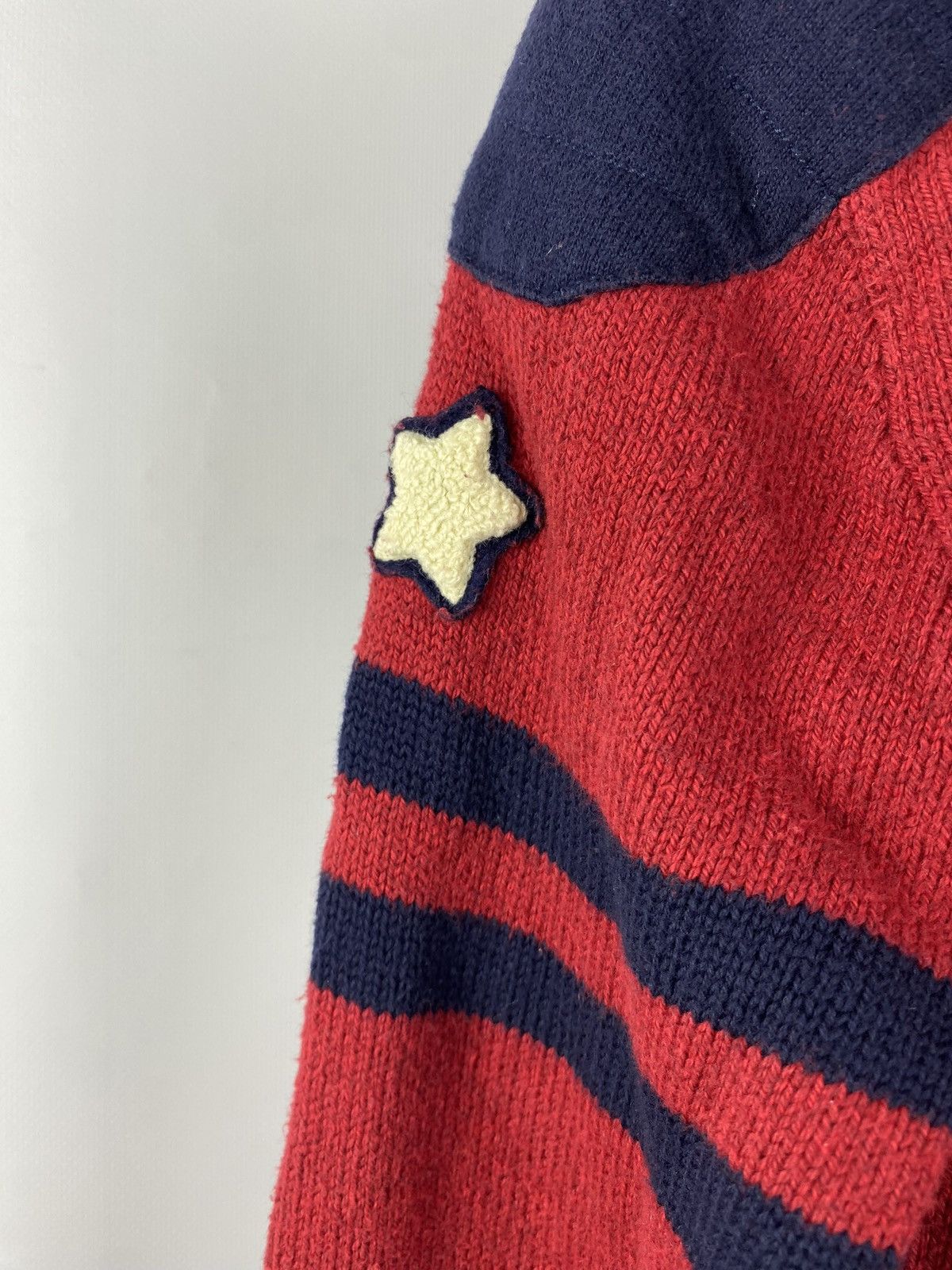 Polo Ralph Lauren × Vintage Polo Ralph Lauren Womens Medium Sweater Hoodie Red Designer Size M / US 6-8 / IT 42-44 - 9 Thumbnail