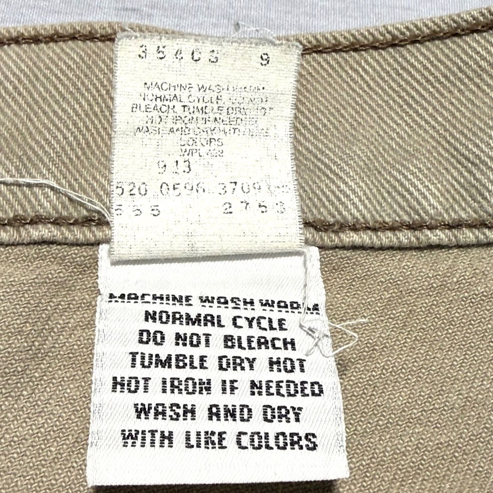 Levi's Levi's 555 Relaxed Fit Straight Leg Jeans Mens 36x34 Khaki Tan Vintage USA Made Size US 36 / EU 52 - 8 Thumbnail