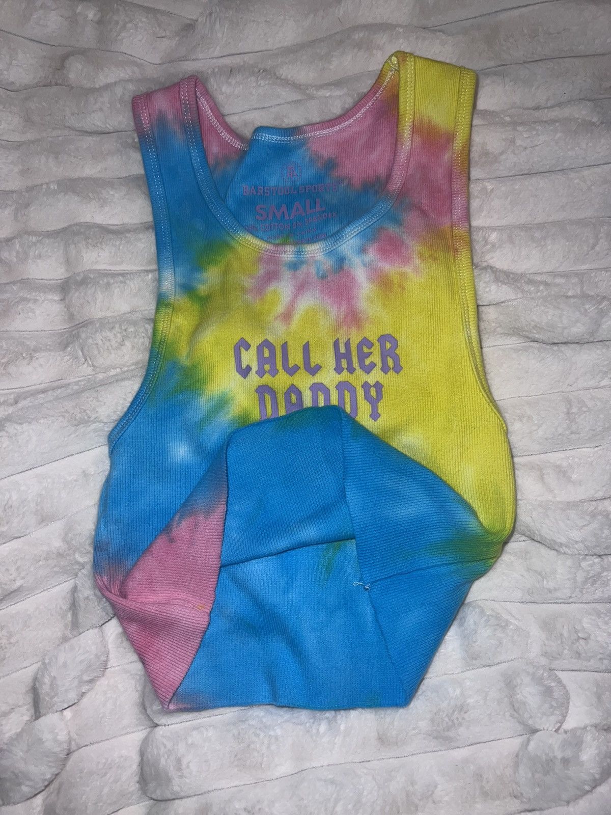 Vintage Call Her Daddy Barstool Sports tie-dye tank OG DADDY GANG Size S / US 4 / IT 40 - 8 Thumbnail