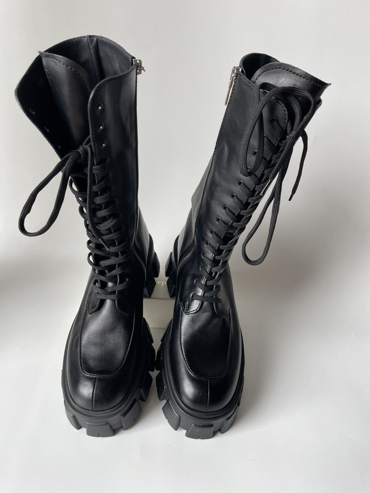 Prada Prada tall combat boots Size US 8 / EU 41 - 2 Thumbnail